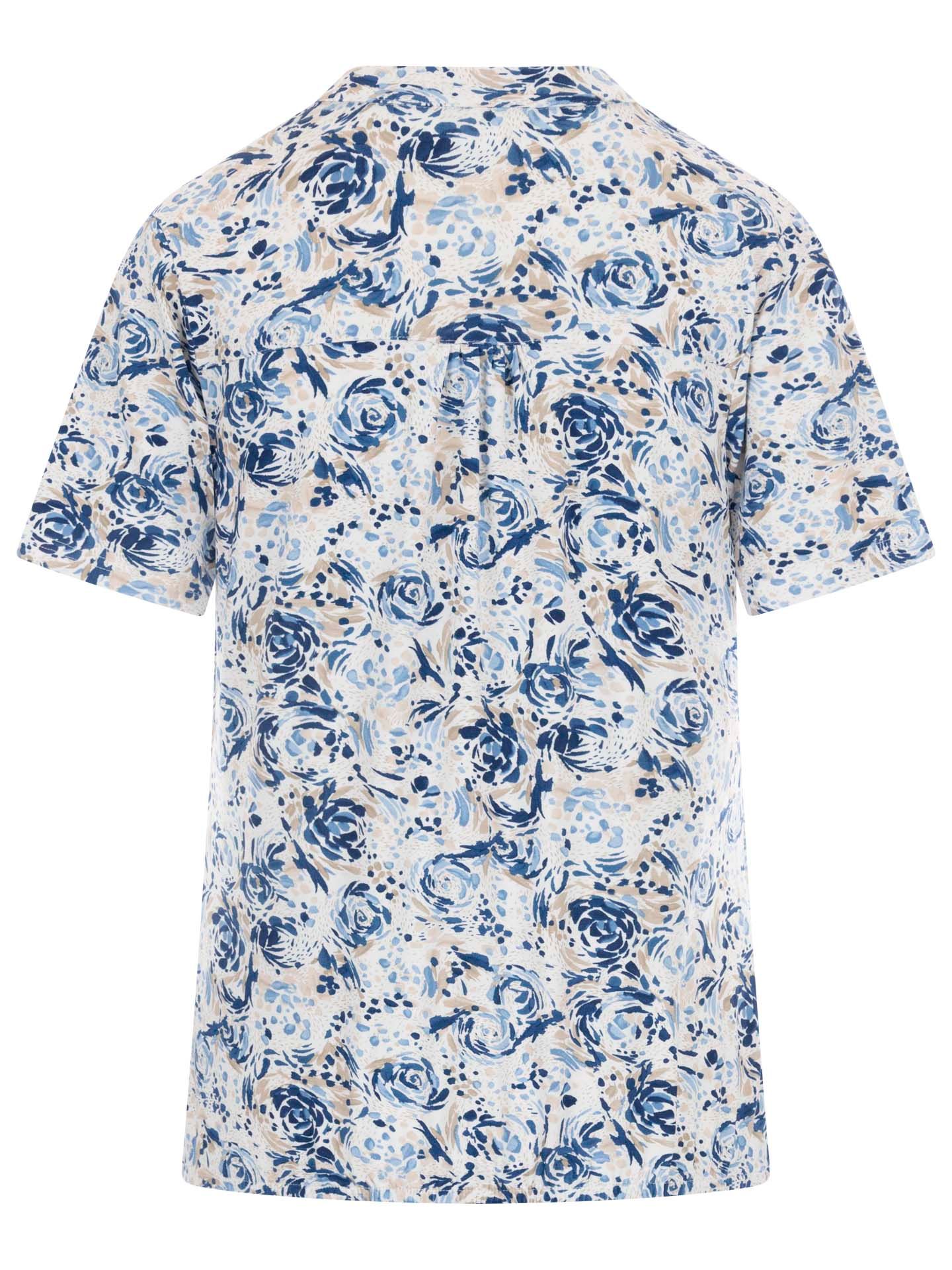 NED T-shirt Lucie Blauw 00083714-1350