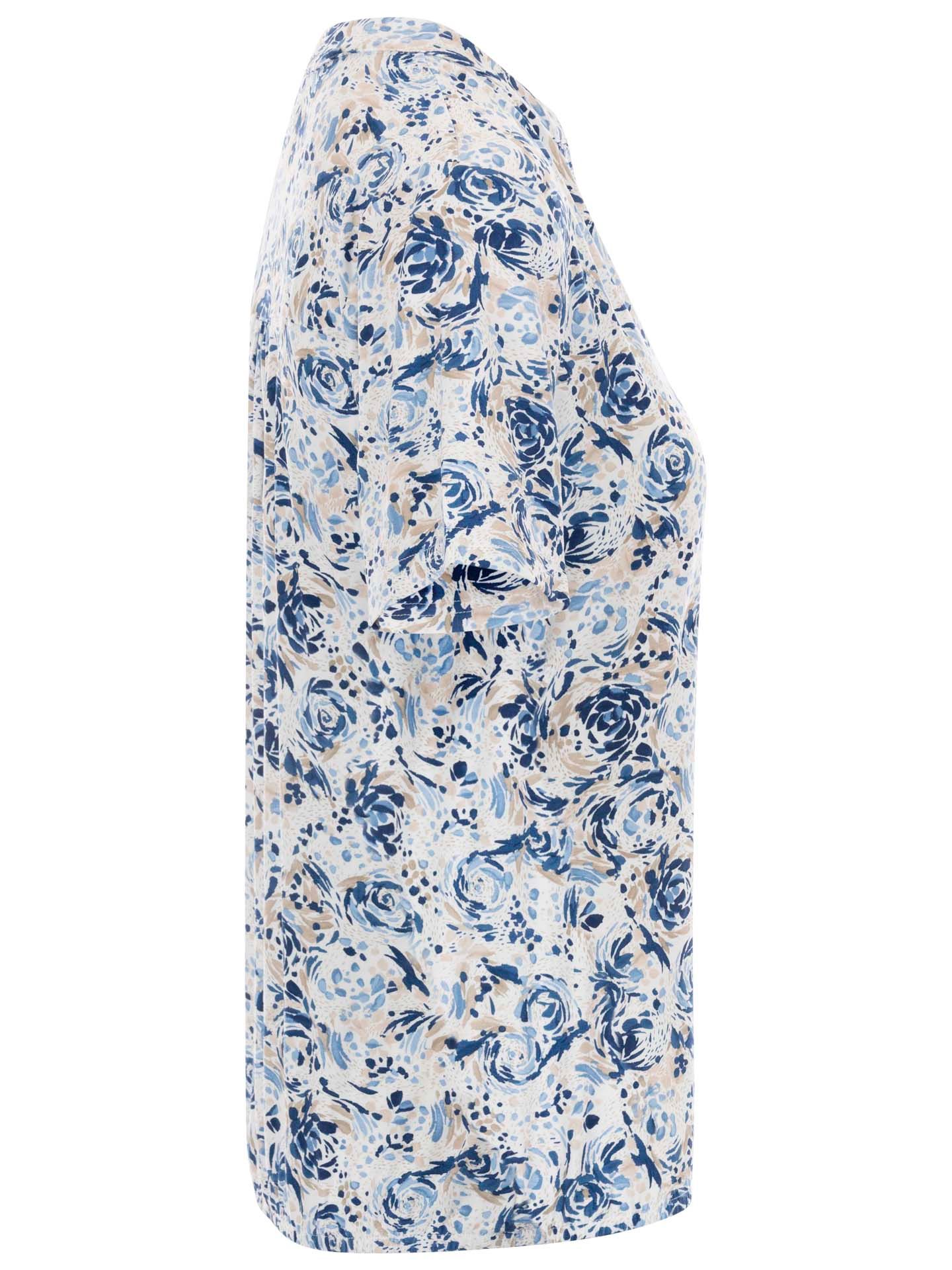 NED T-shirt Lucie Blauw 00083714-1350