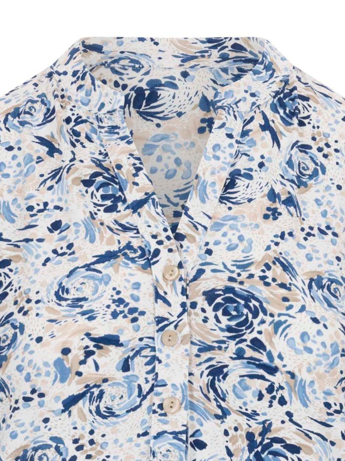 NED T-shirt Lucie Blauw 00083714-1350