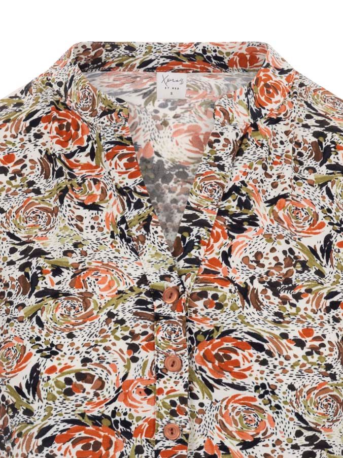 NED T-shirt Lucie Oranje 00083714-3200