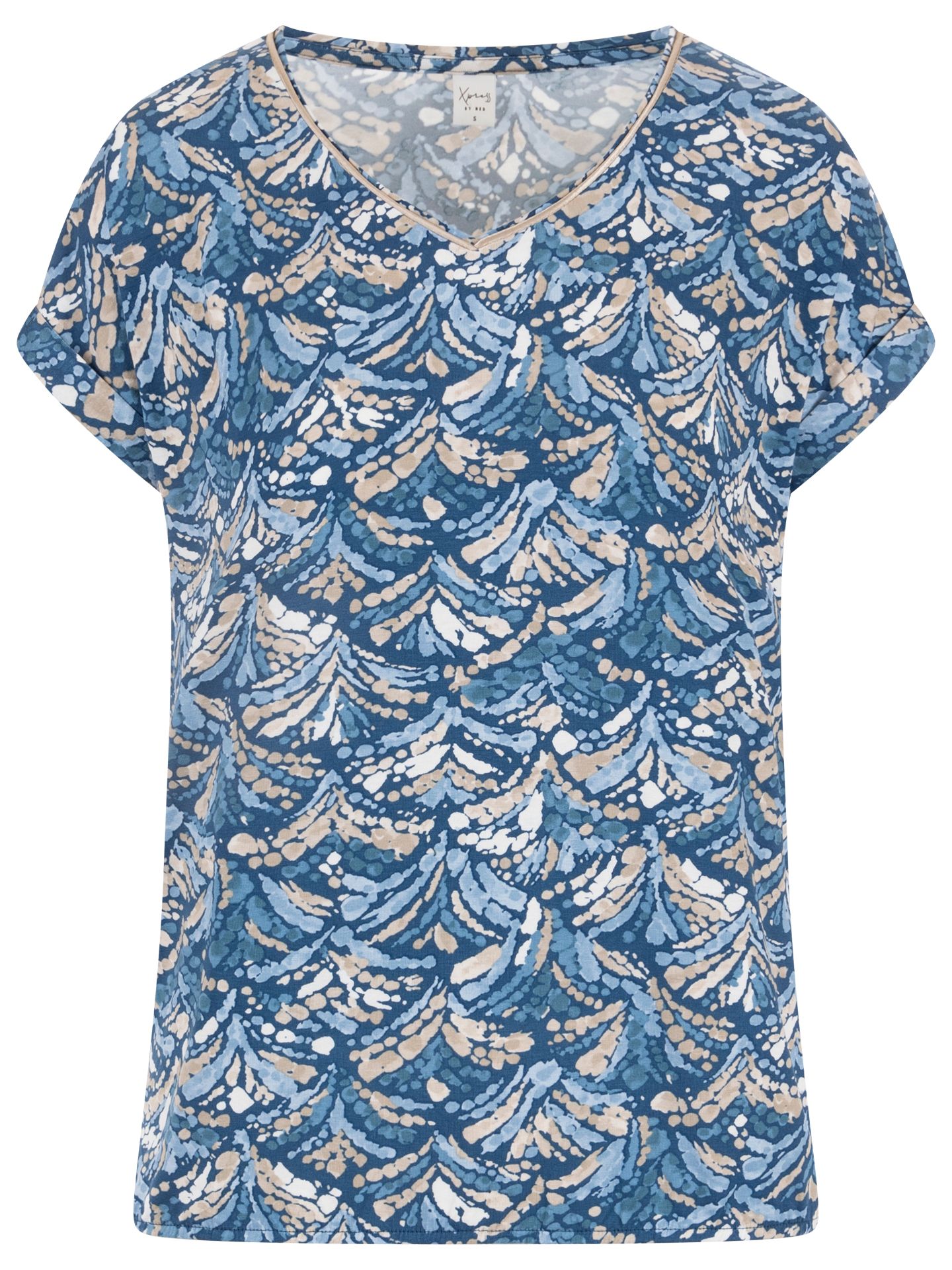 NED T-shirt Nox Blauw 00083715-1350