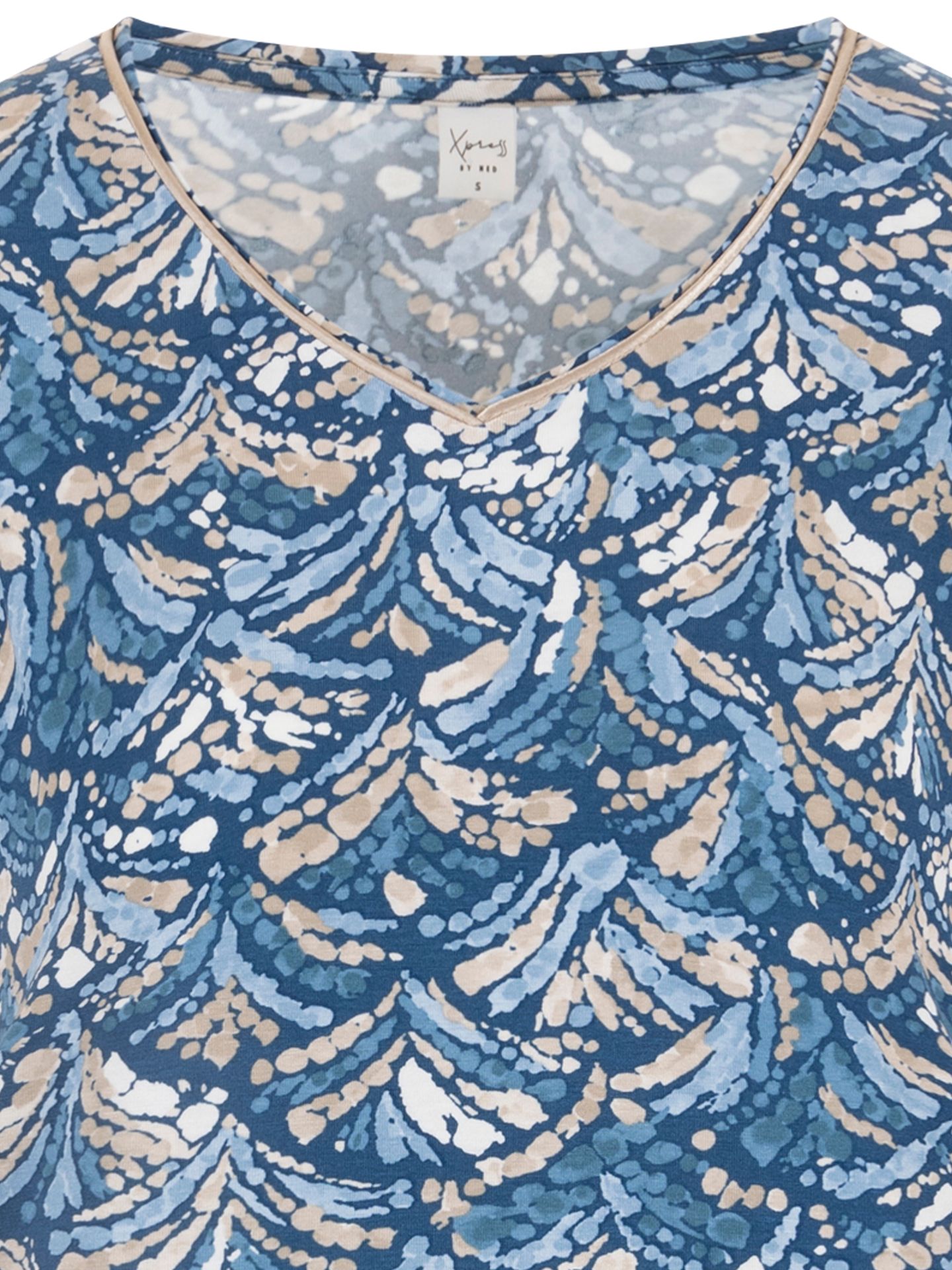 NED T-shirt Nox Blauw 00083715-1350