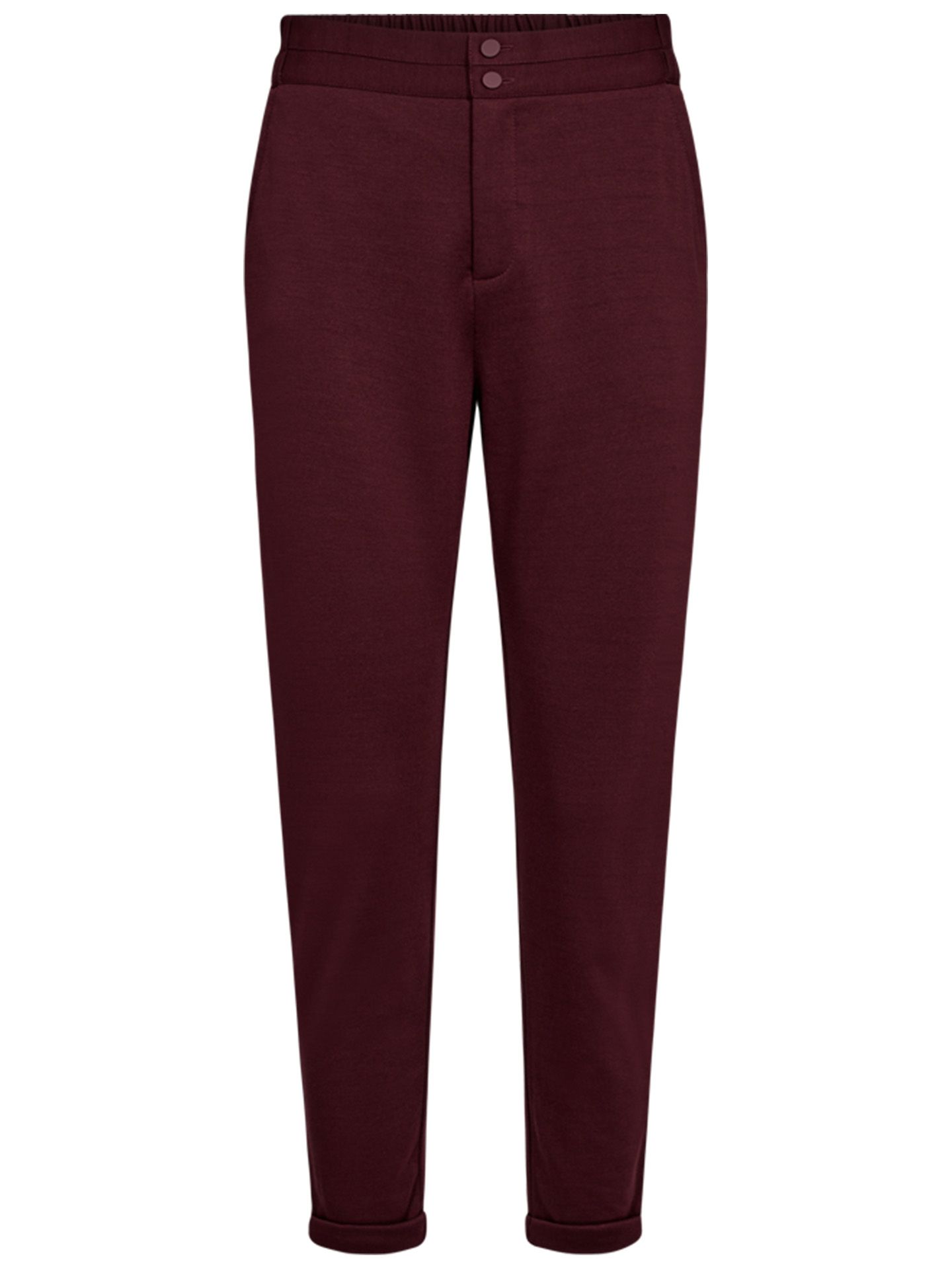 Freequent Slim Fit Broek Nanni Ankle Rood 00083752-3600