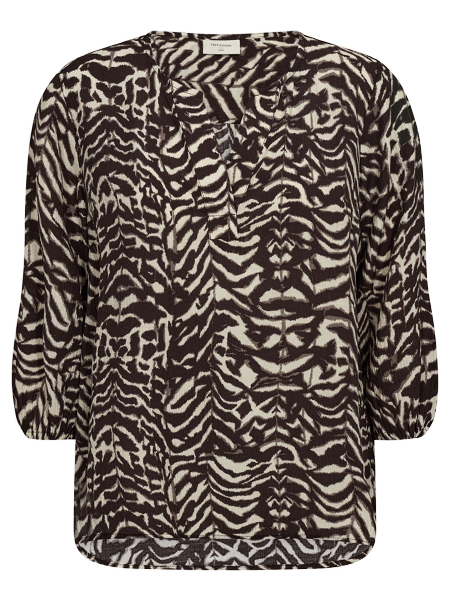 Freequent Blouse Malene Bruin 00083755-5800