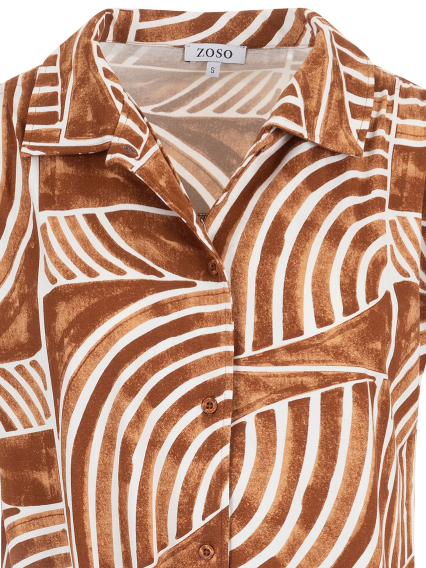 Zoso T-shirt Leila Camel 00083773-2350