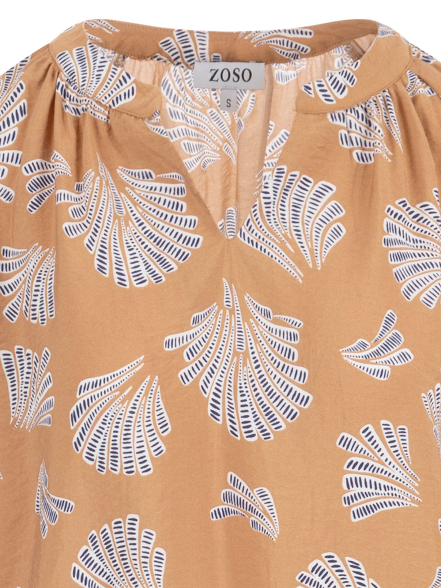 Zoso Blouse Lydia Camel 00083777-2350