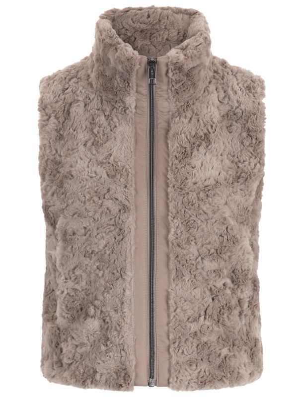 Covered Gilet Cleo Taupe 2900080535028