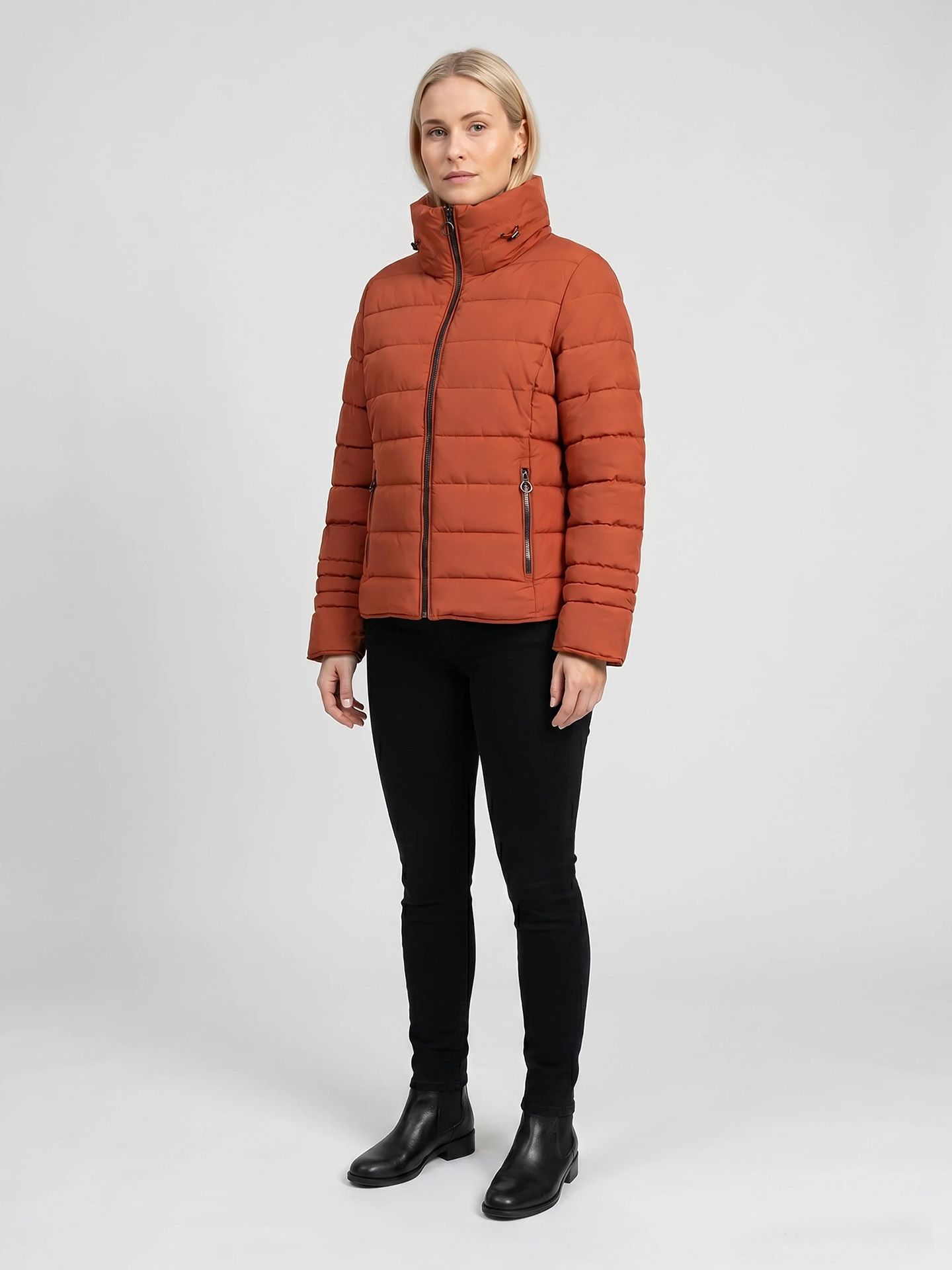 Covered Jas Ria Oranje 00083791-3200