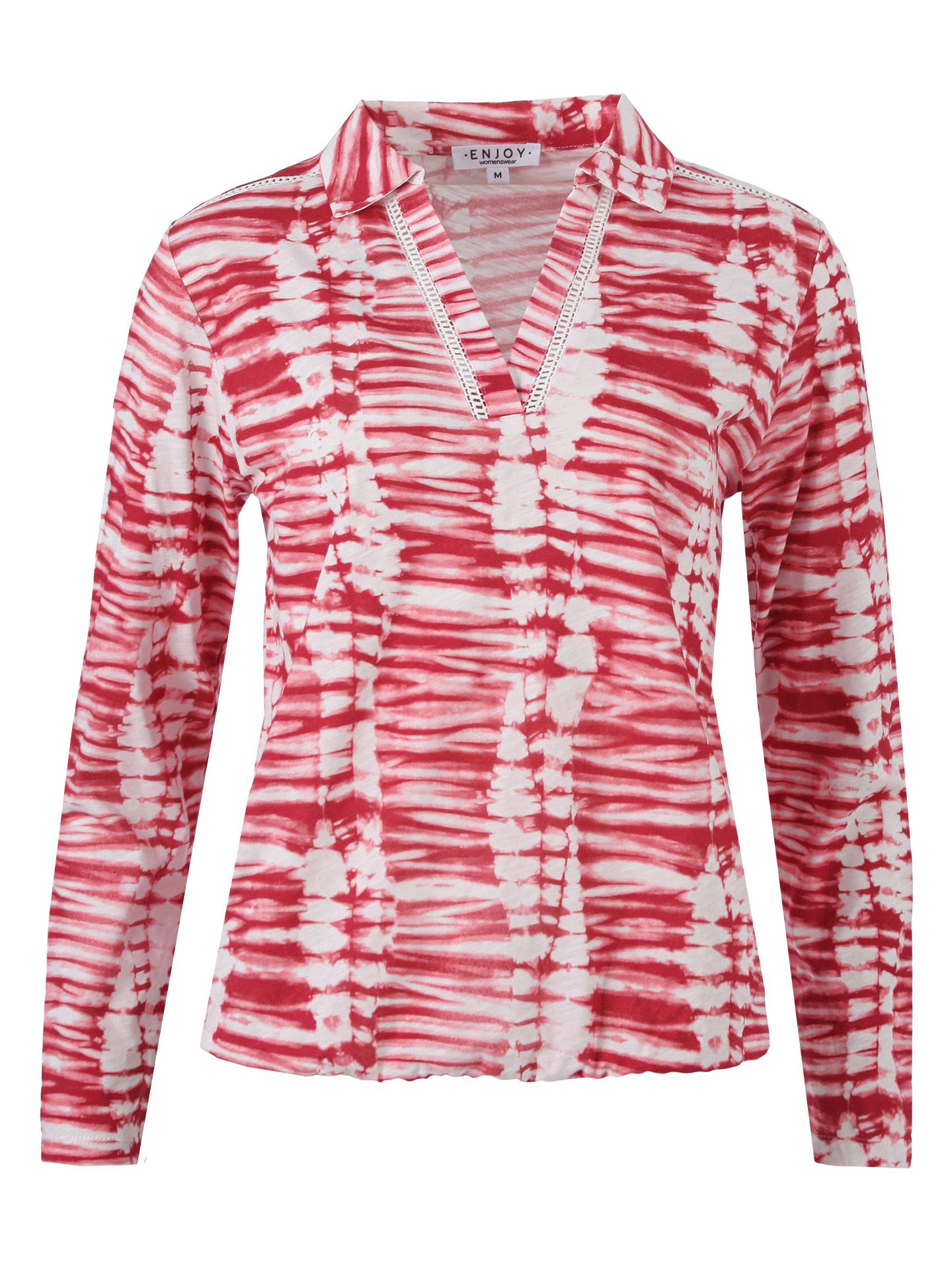 Enjoy Womenswear Shirt Lola Rood 00083803-4800