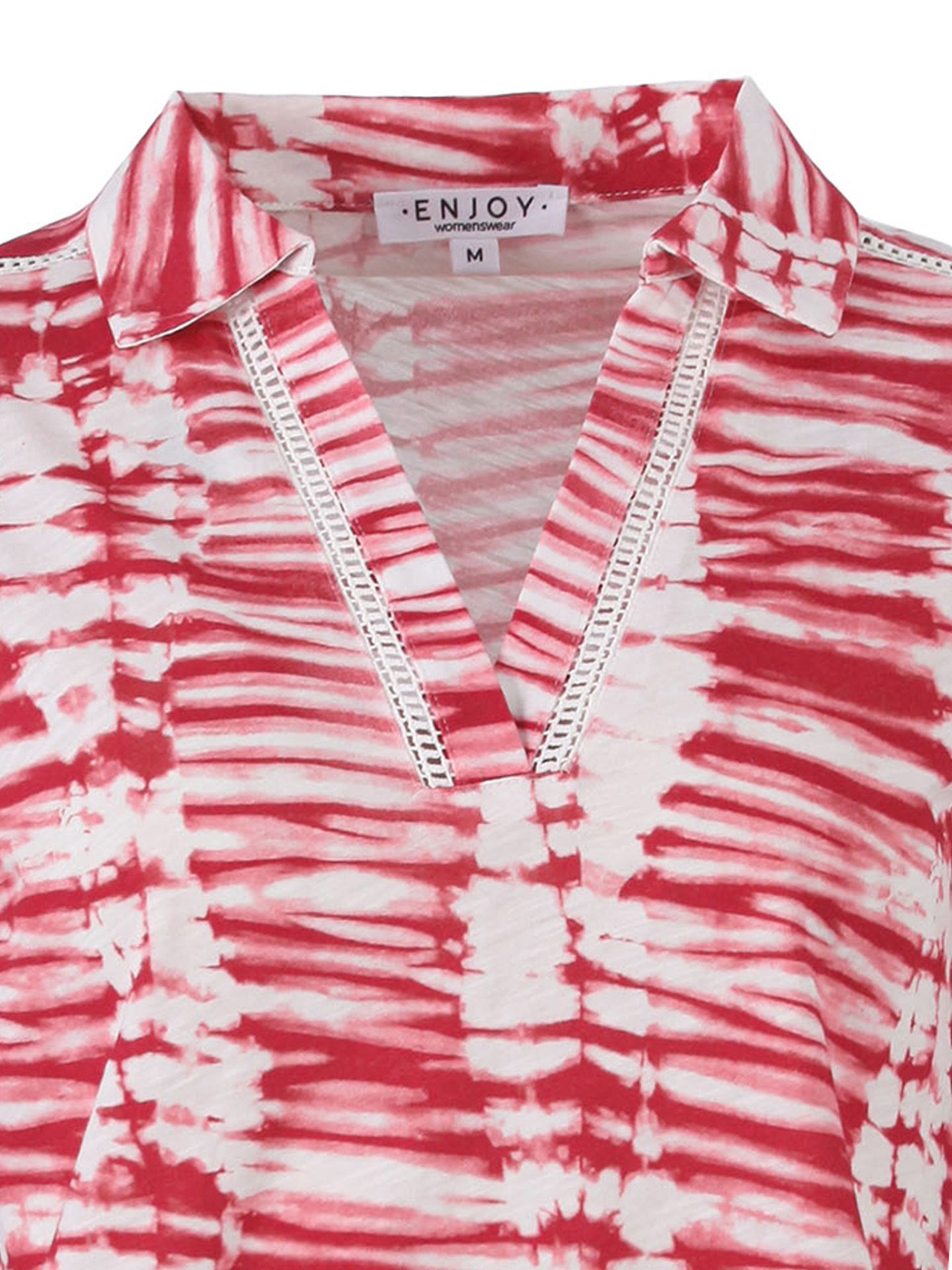 Enjoy Womenswear Shirt Lola Rood 00083803-4800