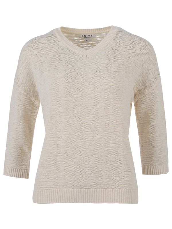 Enjoy Womenswear Trui Jessica Off white 2900080575055