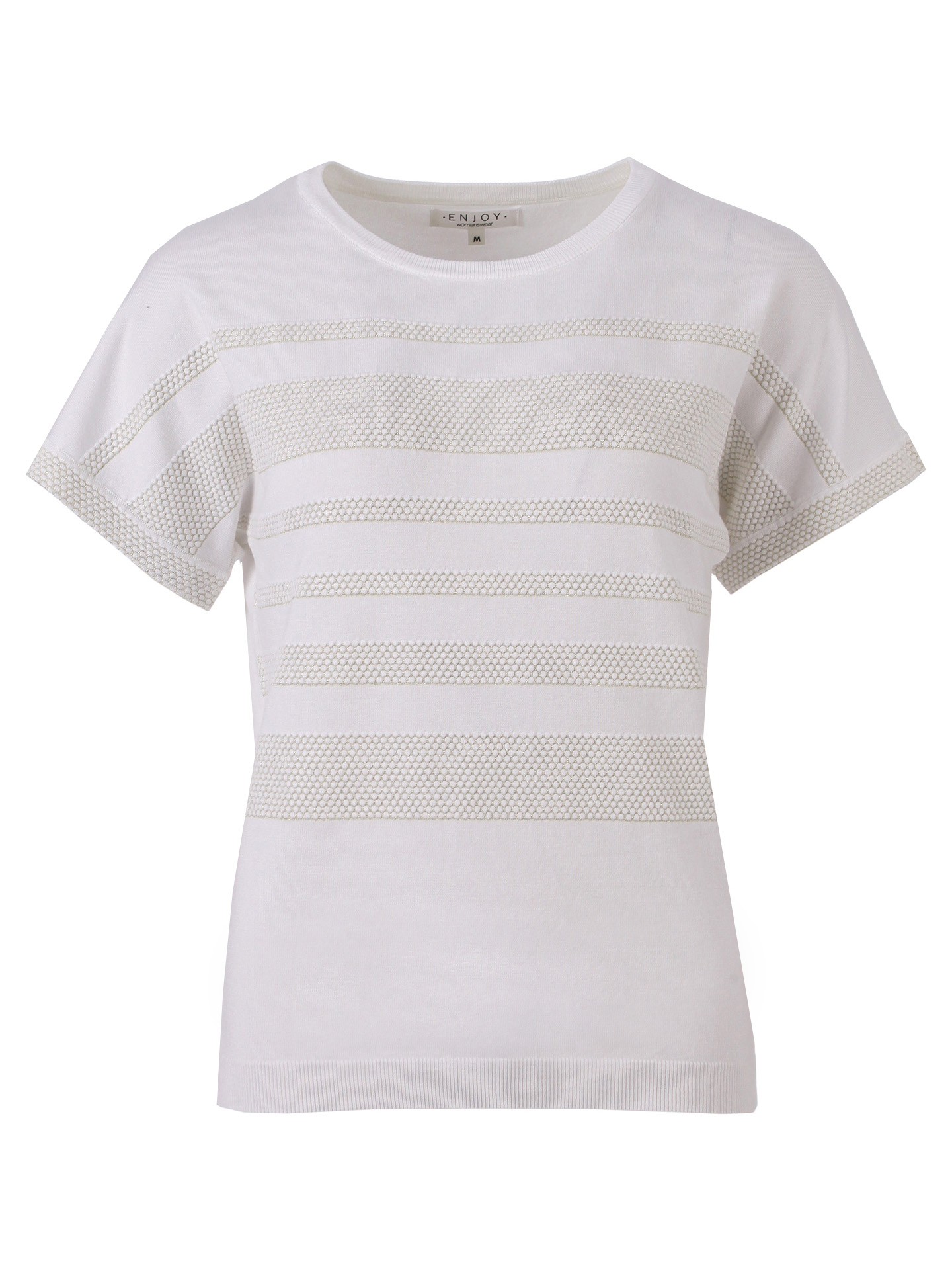 【Tanpopo】 Enjoy Womenswear Trui Jenna Off white - Schijvens Mode