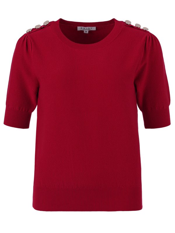 Enjoy Womenswear Trui Mira Rood 2900080586037