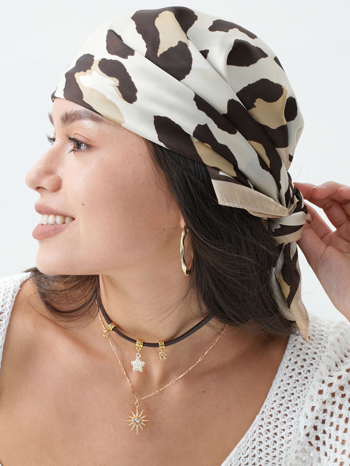 Schijvens mode Sjaal Marli Beige 00083820-5200