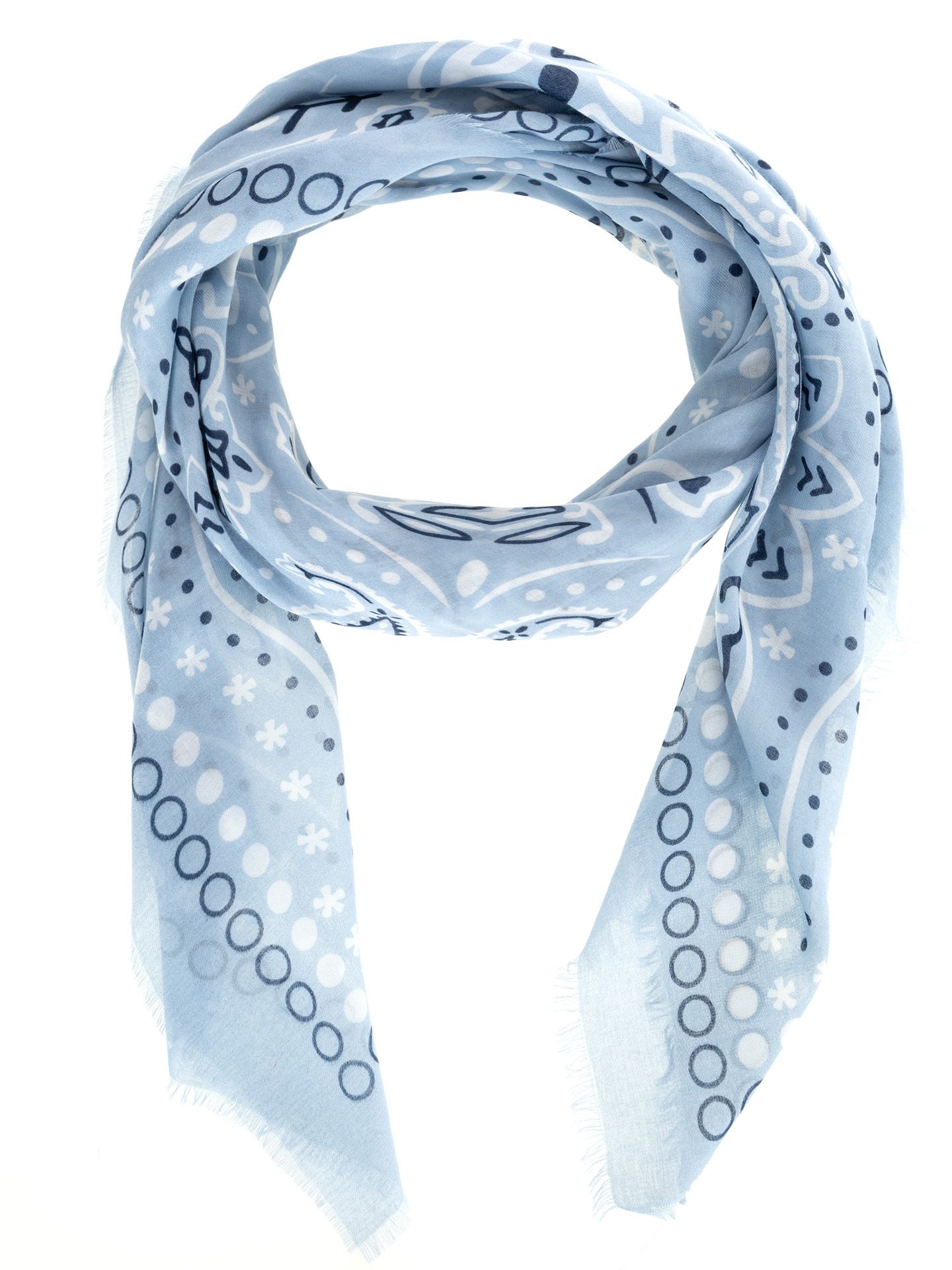 Schijvens mode Sjaal Joke Blauw 00083821-1600