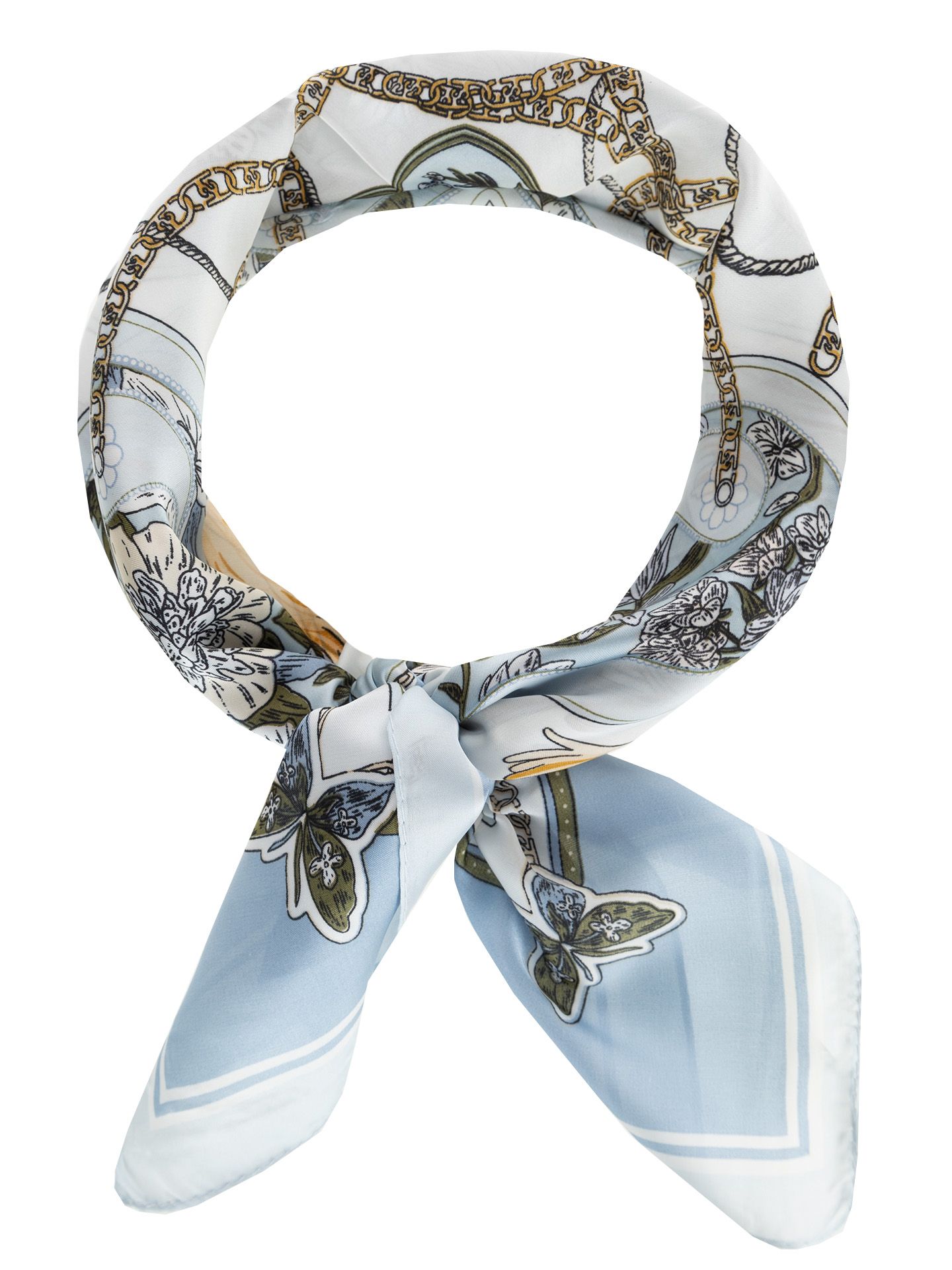 Schijvens mode Sjaal Lies Blauw 00083822-1600