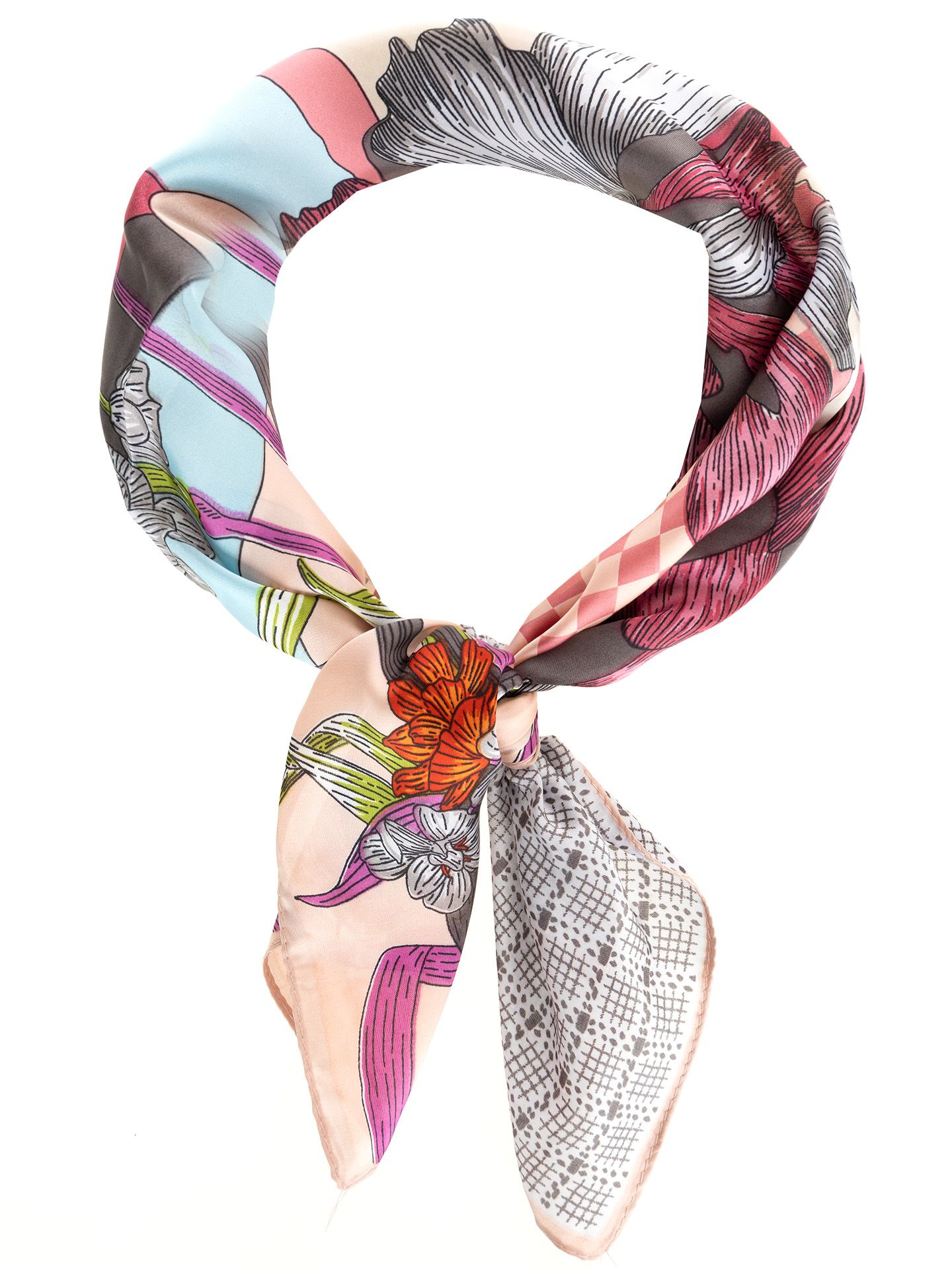 Schijvens mode Sjaal Karin Roze 00083826-4700