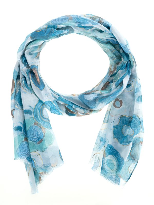 Schijvens mode Sjaal Monique  Blauw 2900080648018