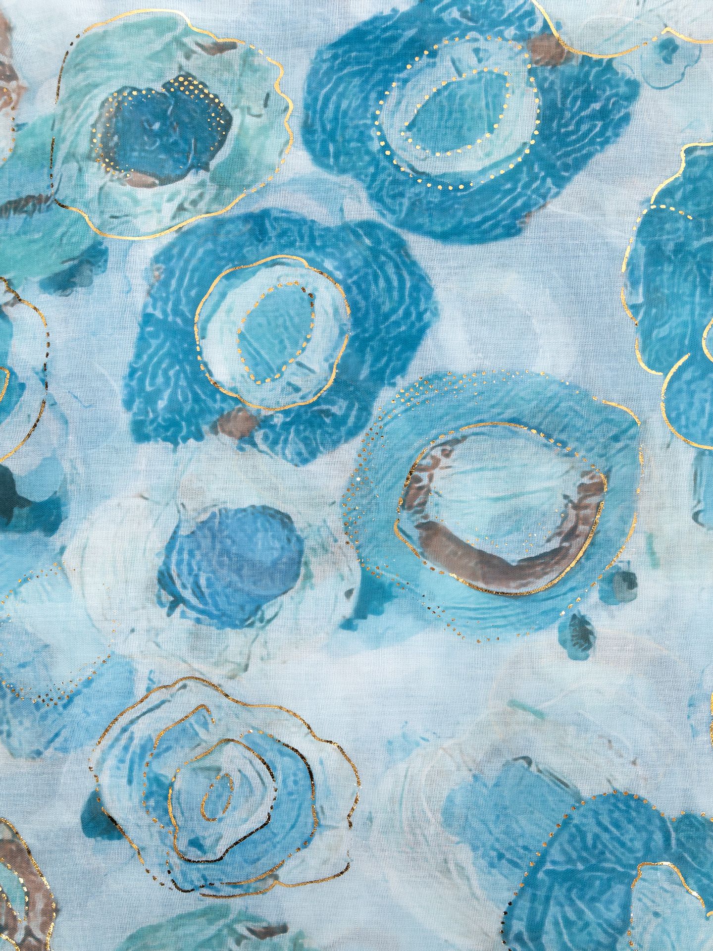 Schijvens mode Sjaal Monique  Blauw 00083846-1600