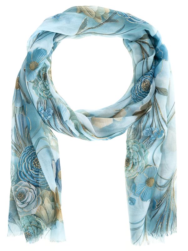 Schijvens mode Sjaal Marlies Blauw 2900080652015