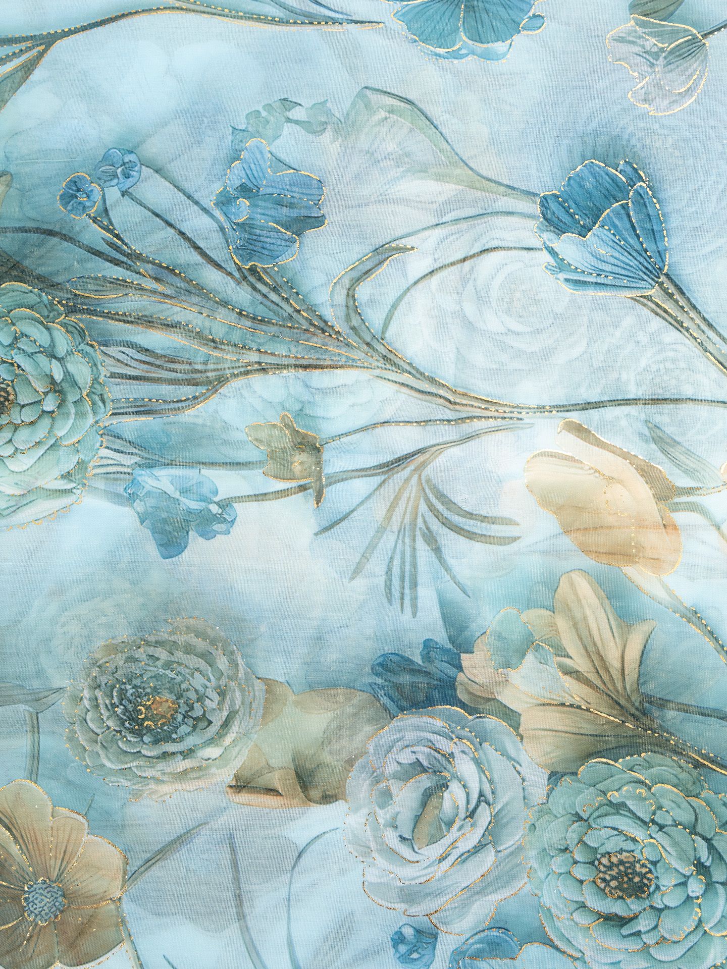 Schijvens mode Sjaal Marlies Blauw 00083847-1600