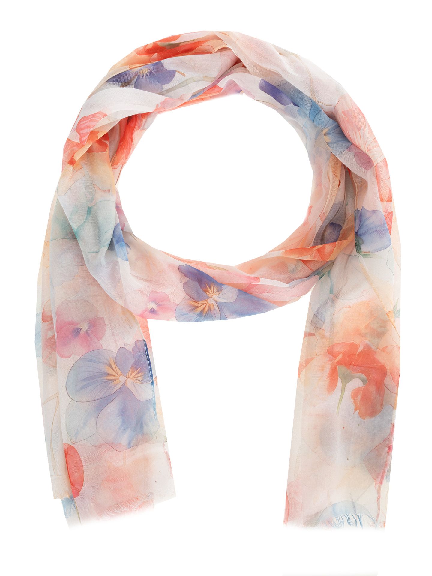 Schijvens mode Sjaal Marieke Koraal 00083851-3500