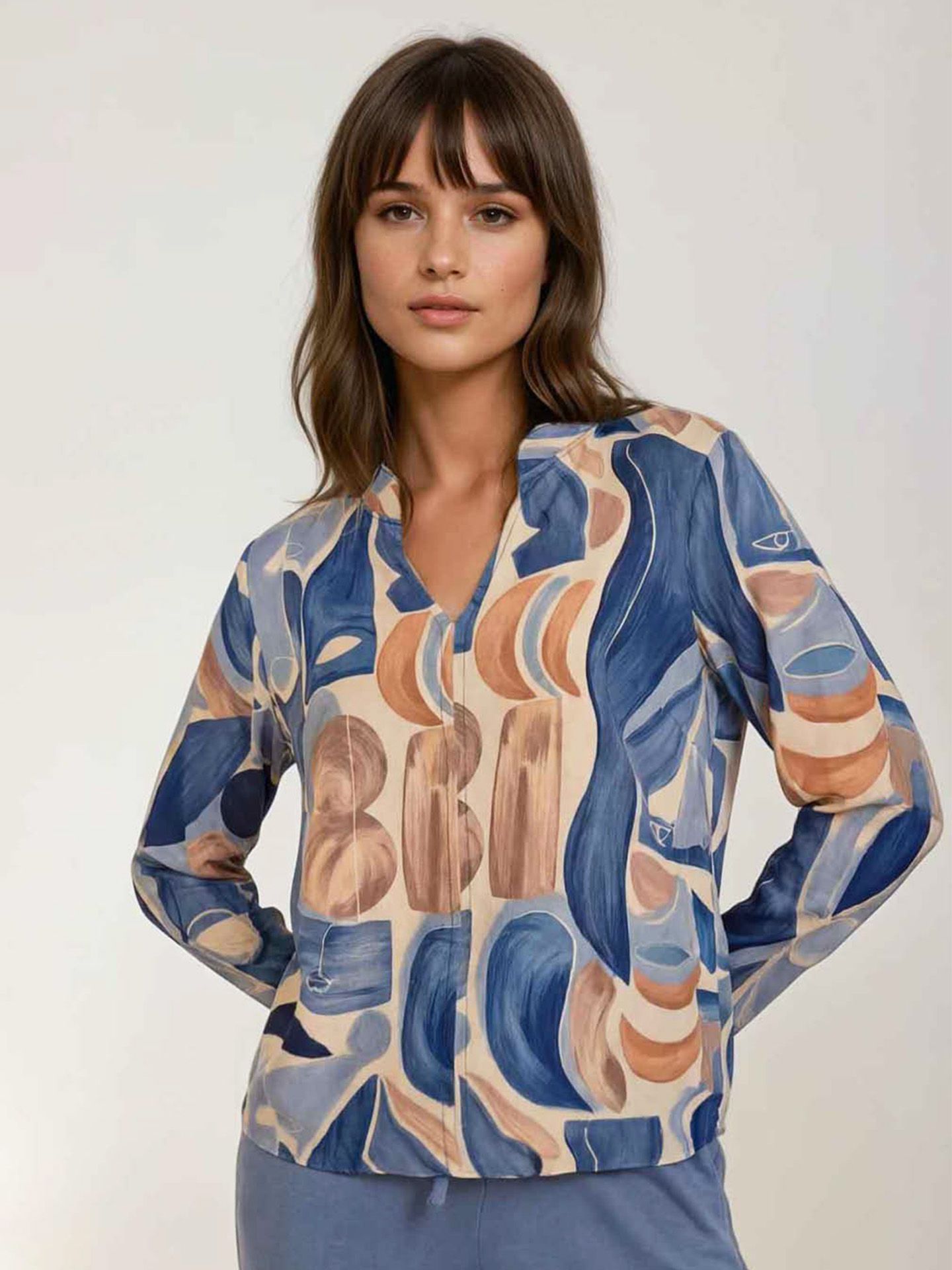 FOS Fashion Shirt Didi Blauw 00083867-1600