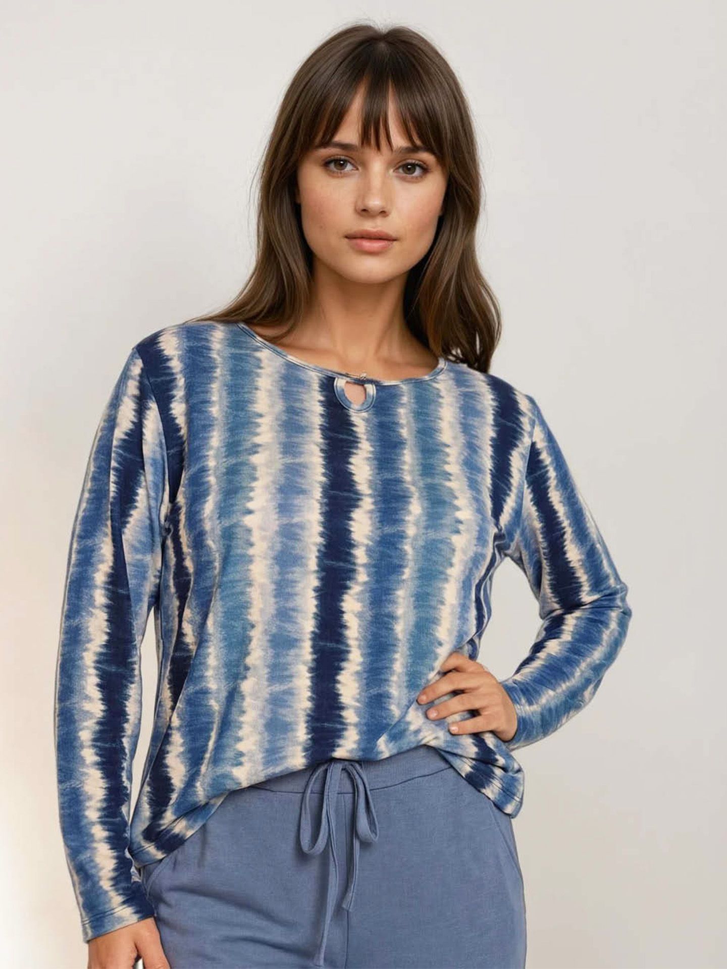 FOS Fashion Shirt Mimi Blauw 00083868-1350