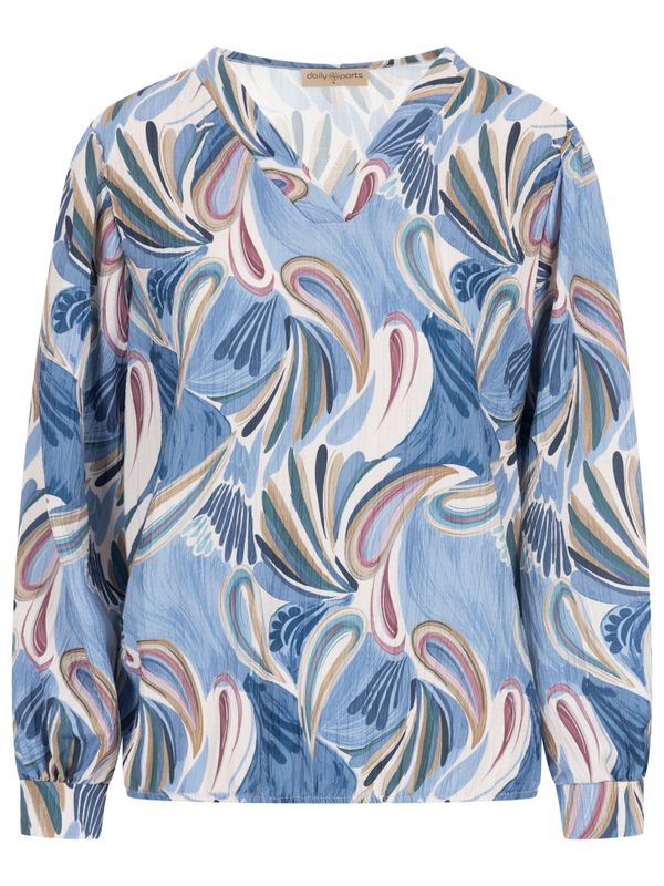 daily parts Blouse Ambre Blauw 2900080755044