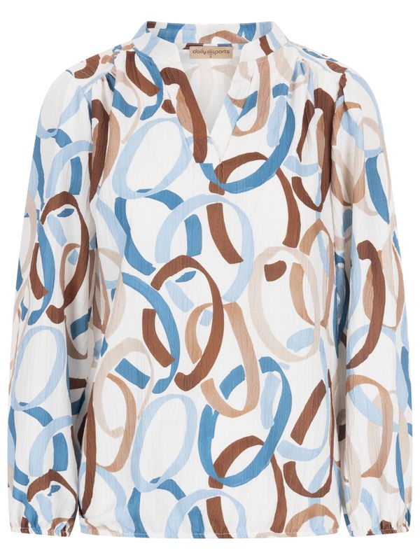 daily parts Blouse Andrea Blauw 2900080757031