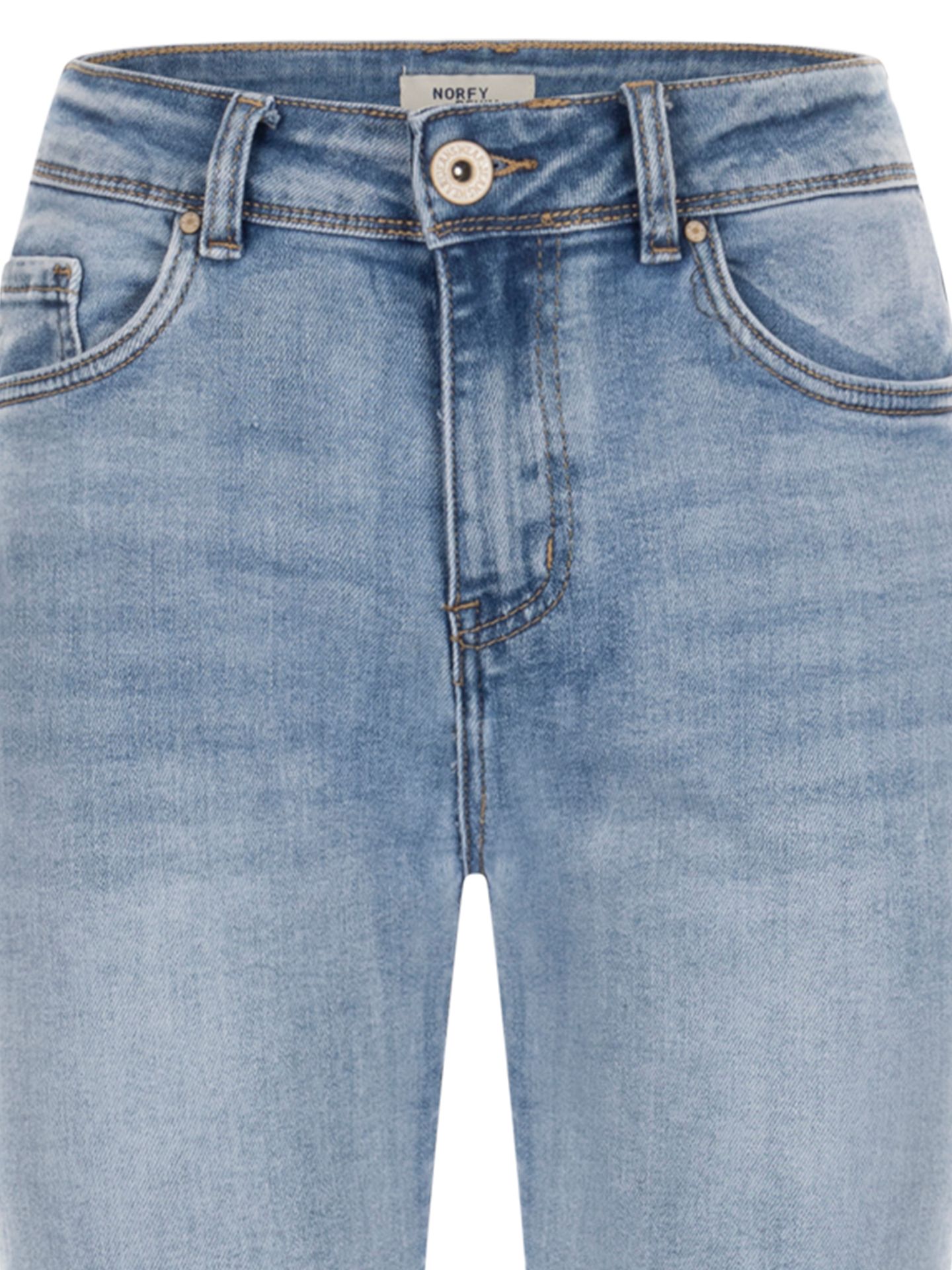 Norfy Straight Jeans Isabel Blauw 00083891-770
