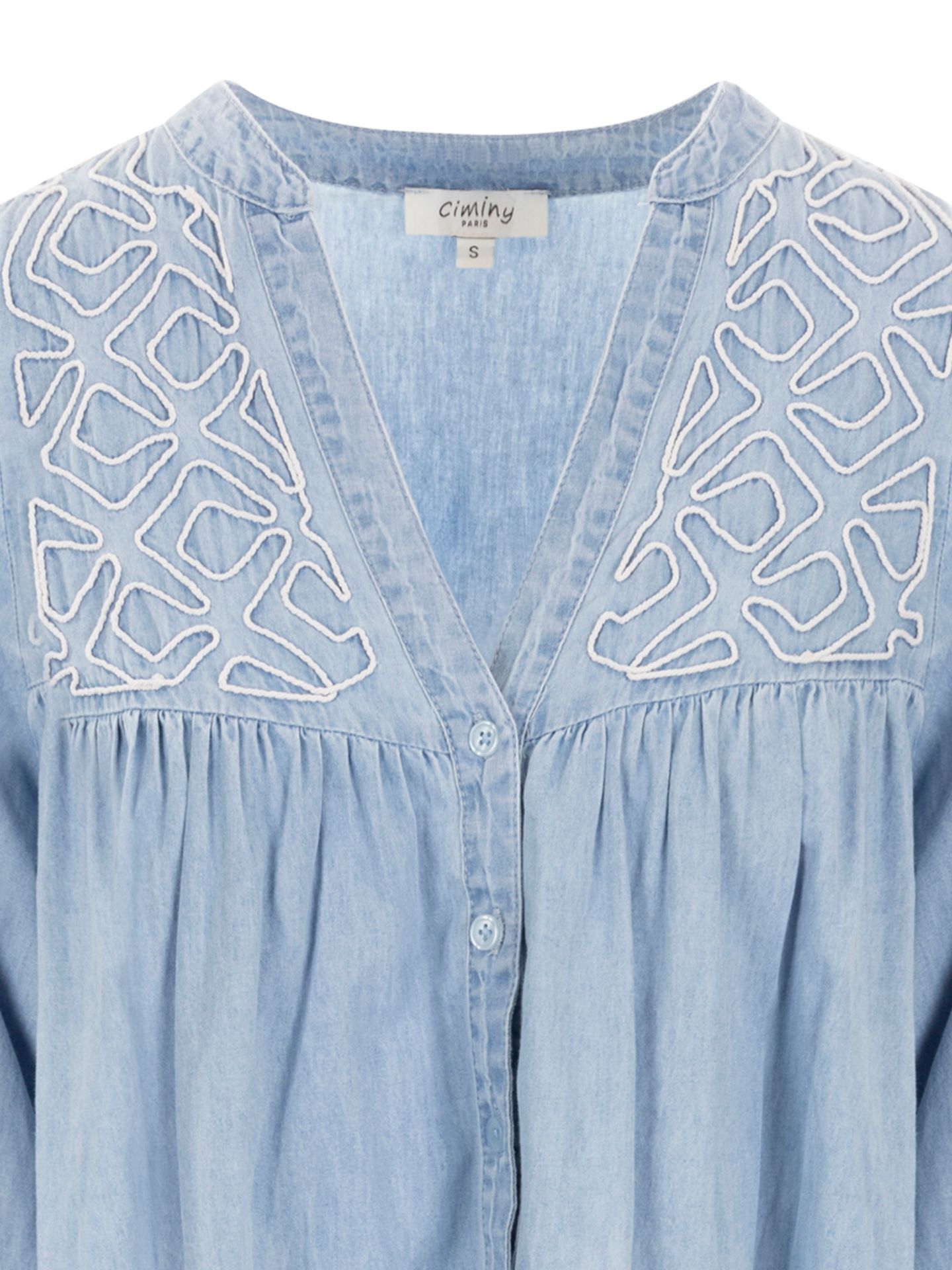 Ciminy Blouse Mieke Blauw 00083899-500