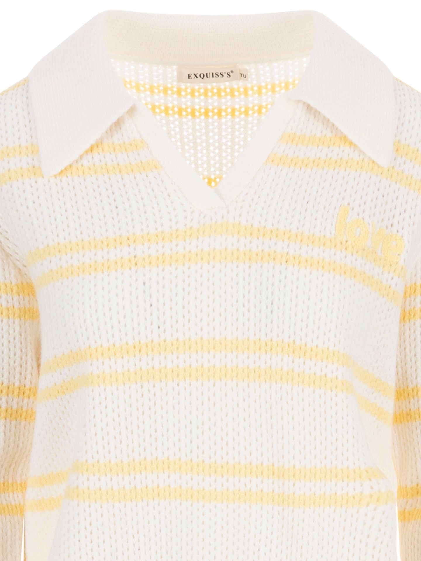 Exquisss Trui Sandy Geel 00083903-2800