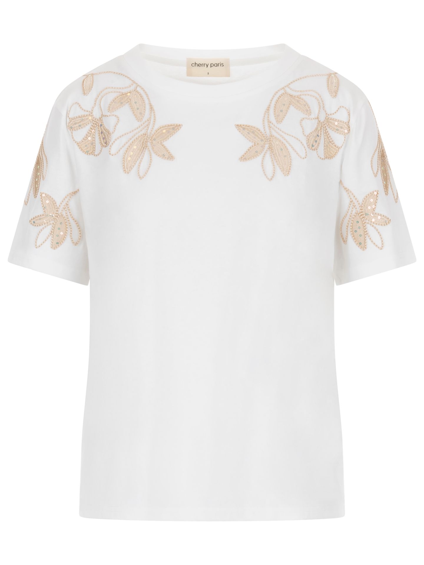 Cherry Paris T-shirt Millie Off white 00083904-5050