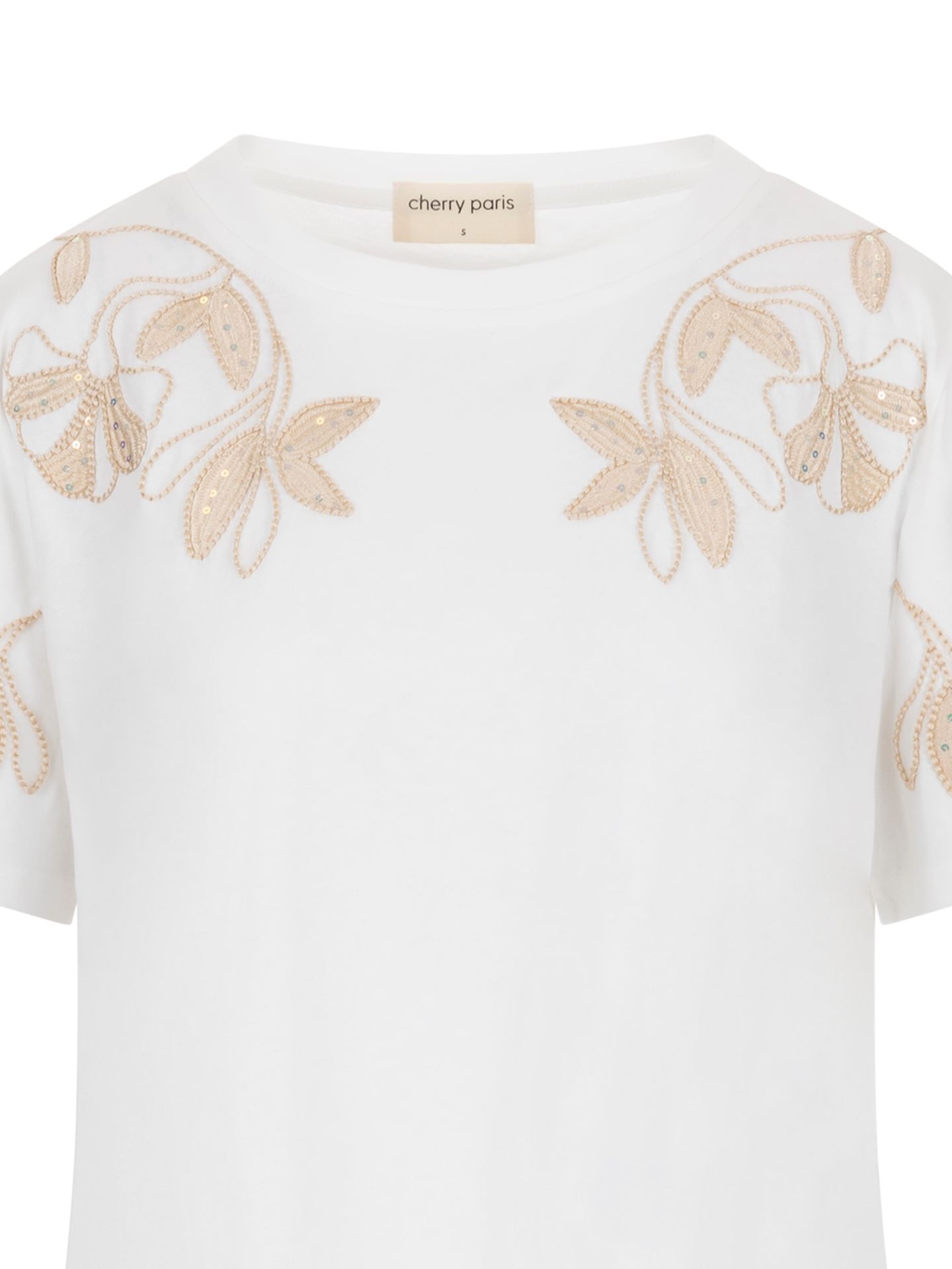 Cherry Paris T-shirt Millie Off white 00083904-5050