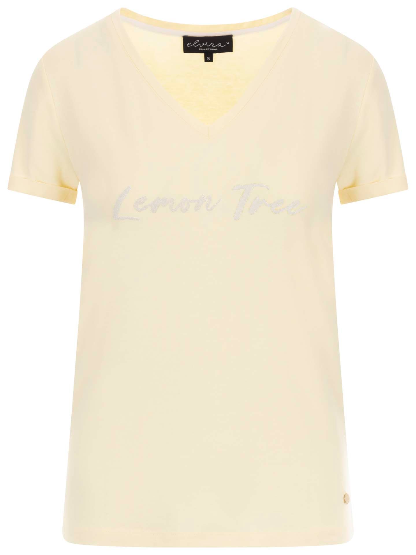 Elvira Collections T-shirt Lemon Tree Geel 00083914-2800