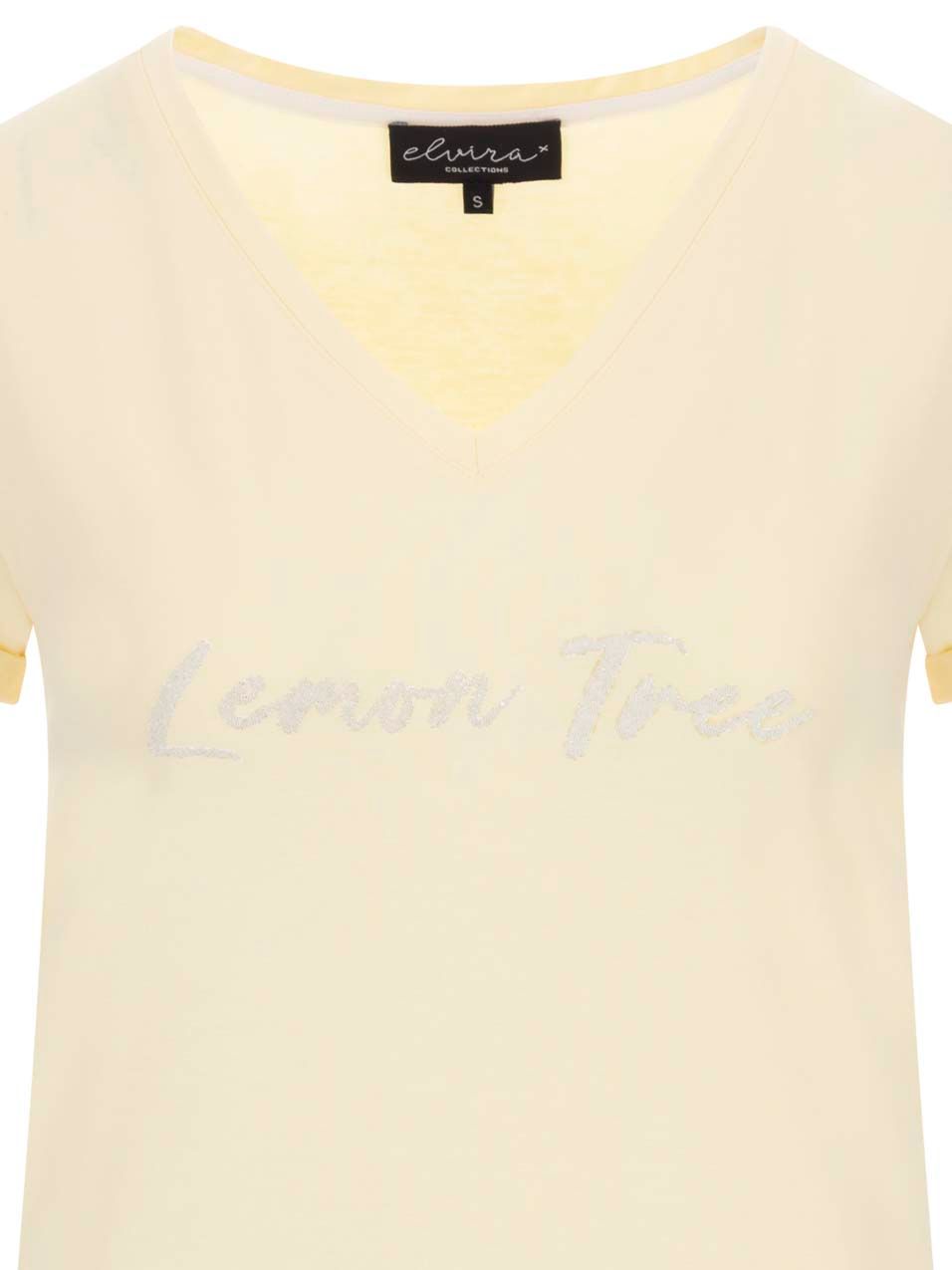 Elvira Collections T-shirt Lemon Tree Geel 00083914-2800