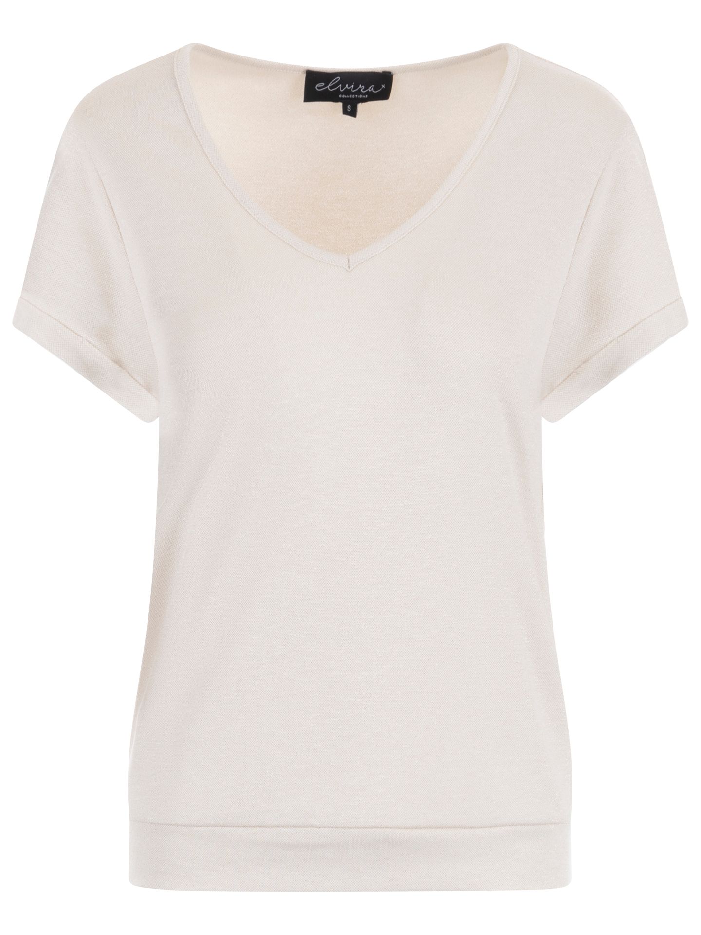Elvira Collections T-shirt Lelie Beige 00083923-5200