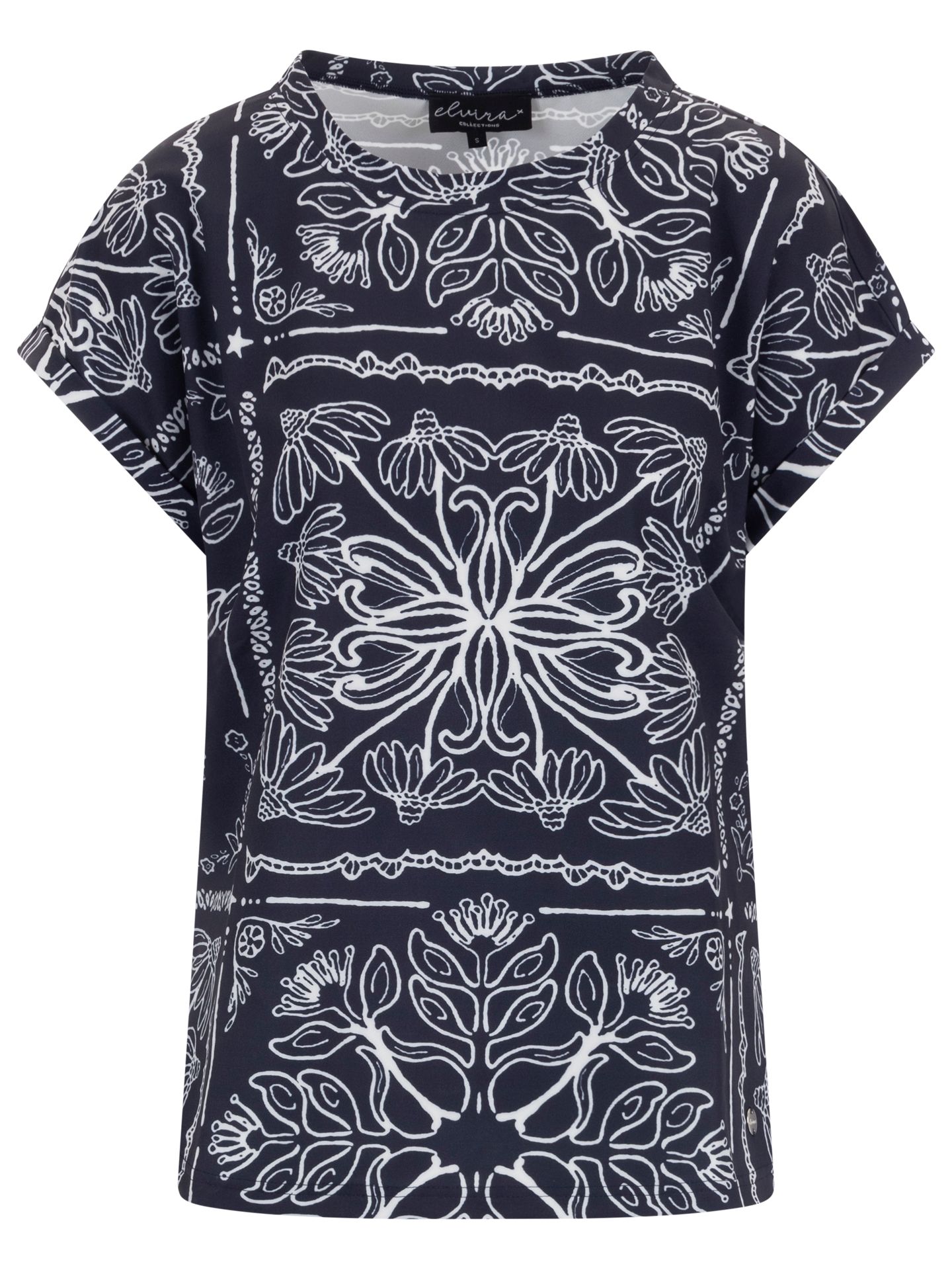 Elvira Collections T-shirt Cleo Blauw 00083932-1500
