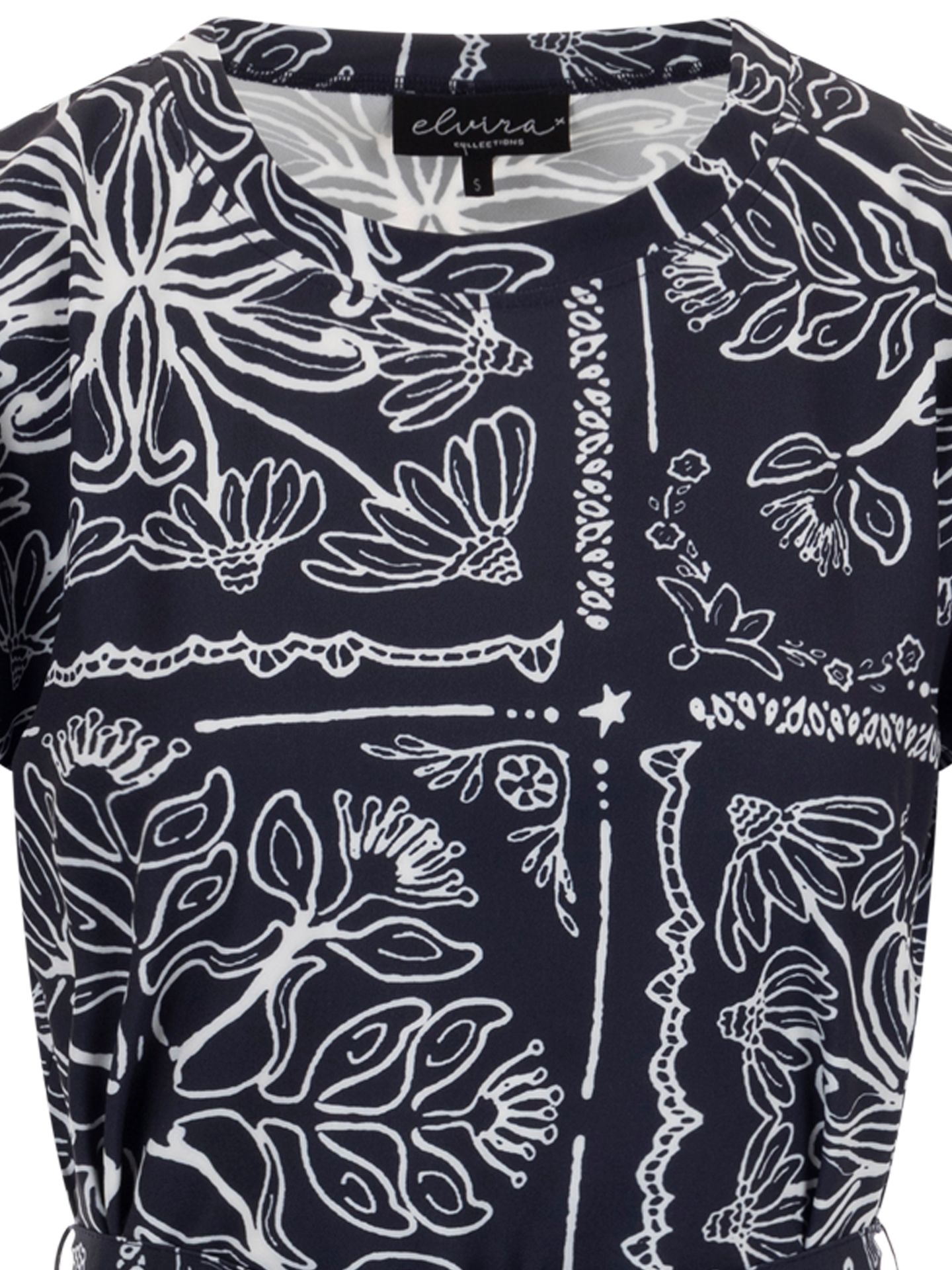 Elvira Collections Jurk Cleo Blauw 00083933-1500