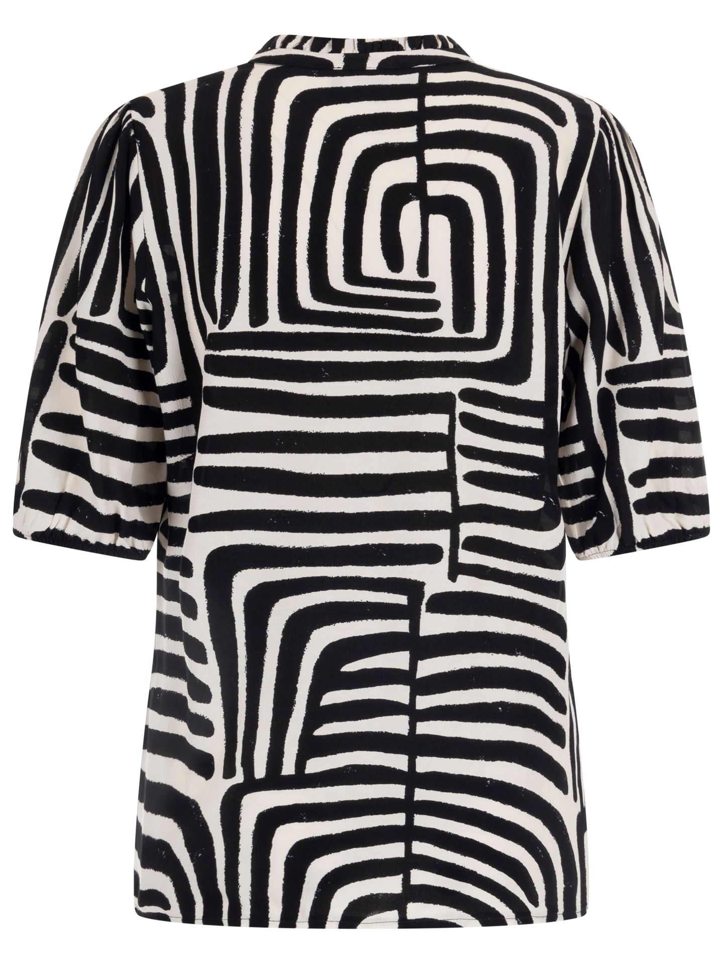 Elvira Collections Blouse Abby Zwart-wit 00083935-7900