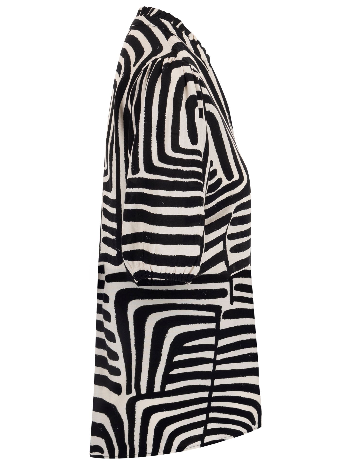 Elvira Collections Blouse Abby Zwart-wit 00083935-7900