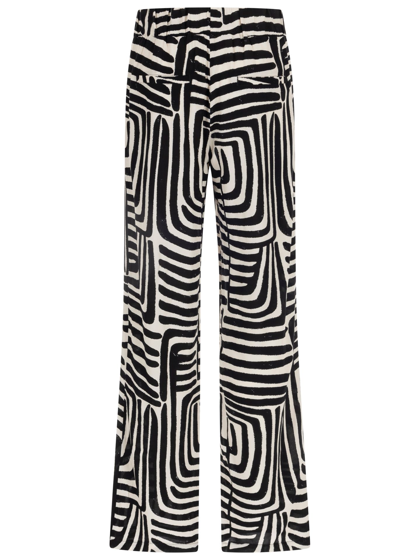 Elvira Collections Pantalon Abby Zwart-wit 00083937-7900