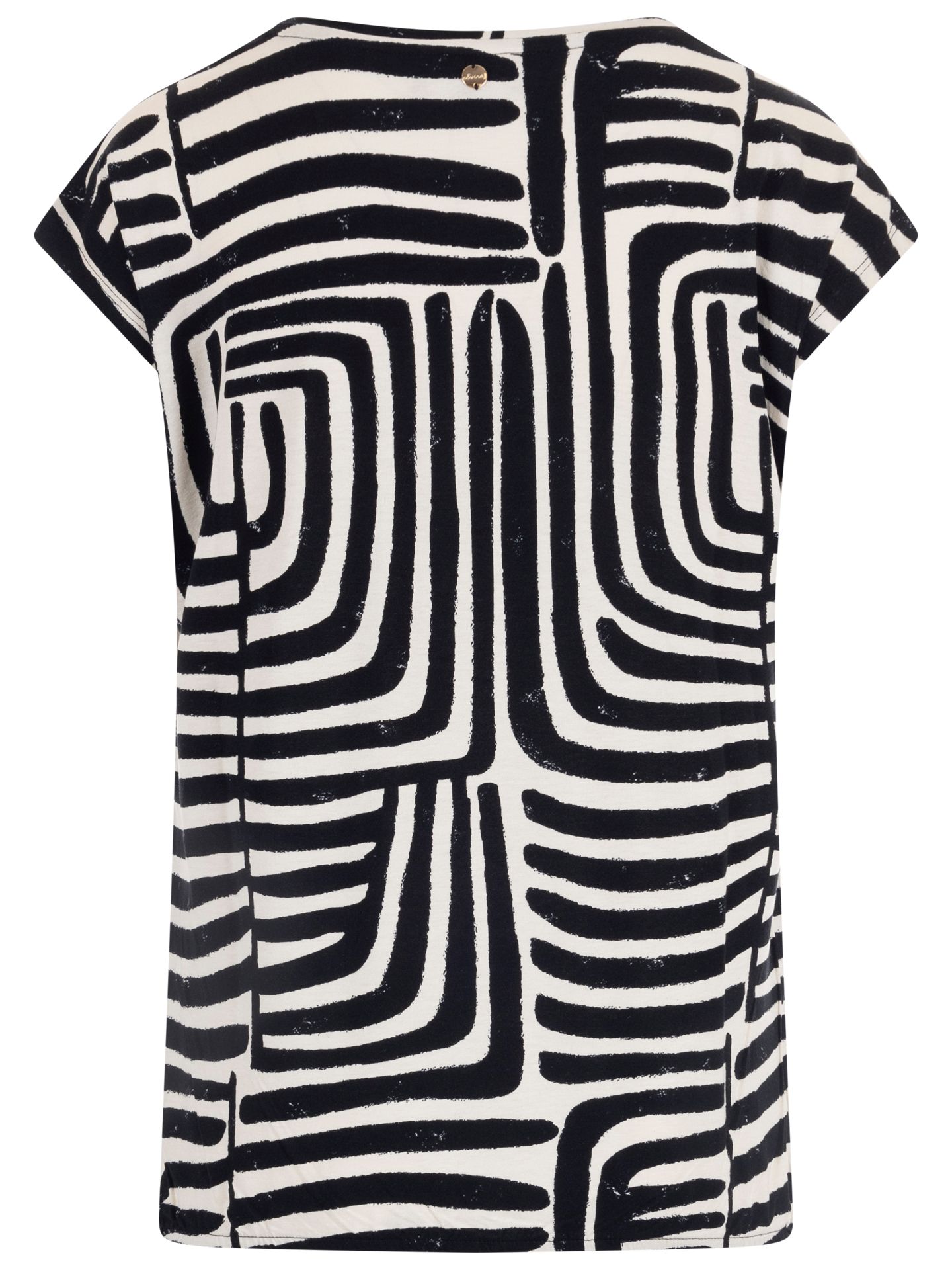 Elvira Collections T-shirt Betty Zwart-wit 00083938-7900