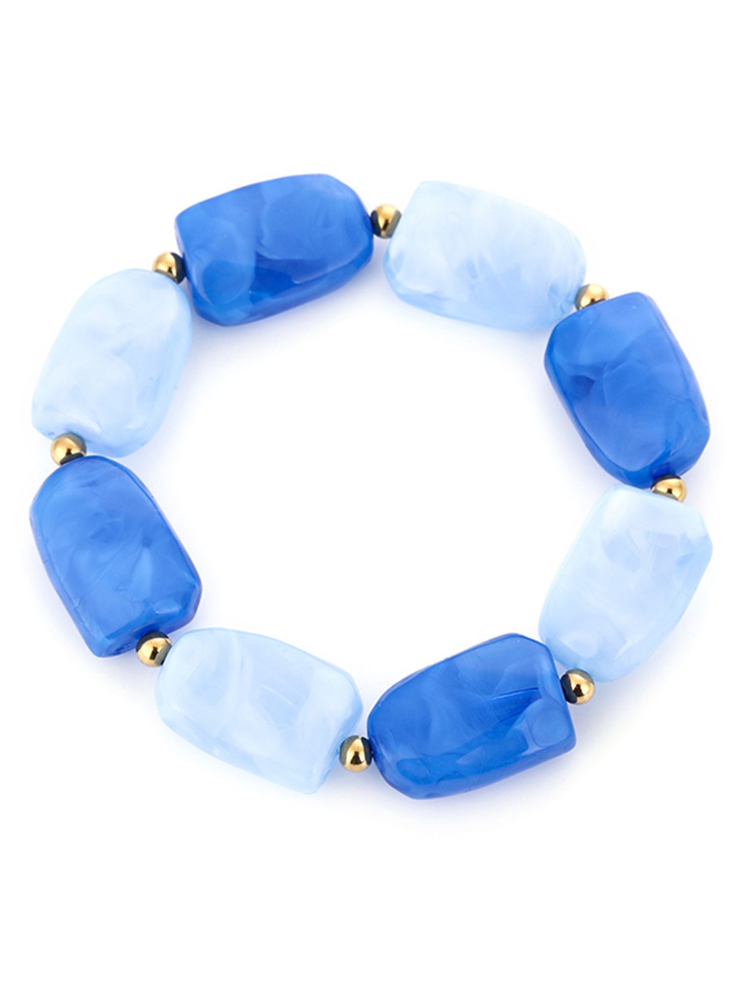 Schijvens mode Armband Nelli Blauw 00083956-1600