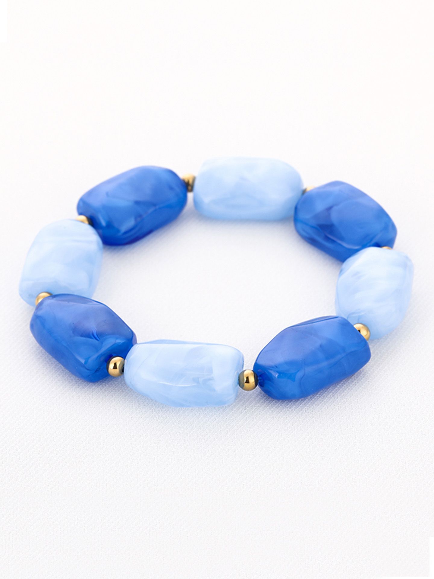 Schijvens mode Armband Nelli Blauw 00083956-1600