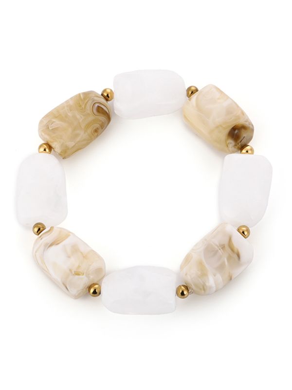 Schijvens mode Armband Nelli Beige 2900080865019