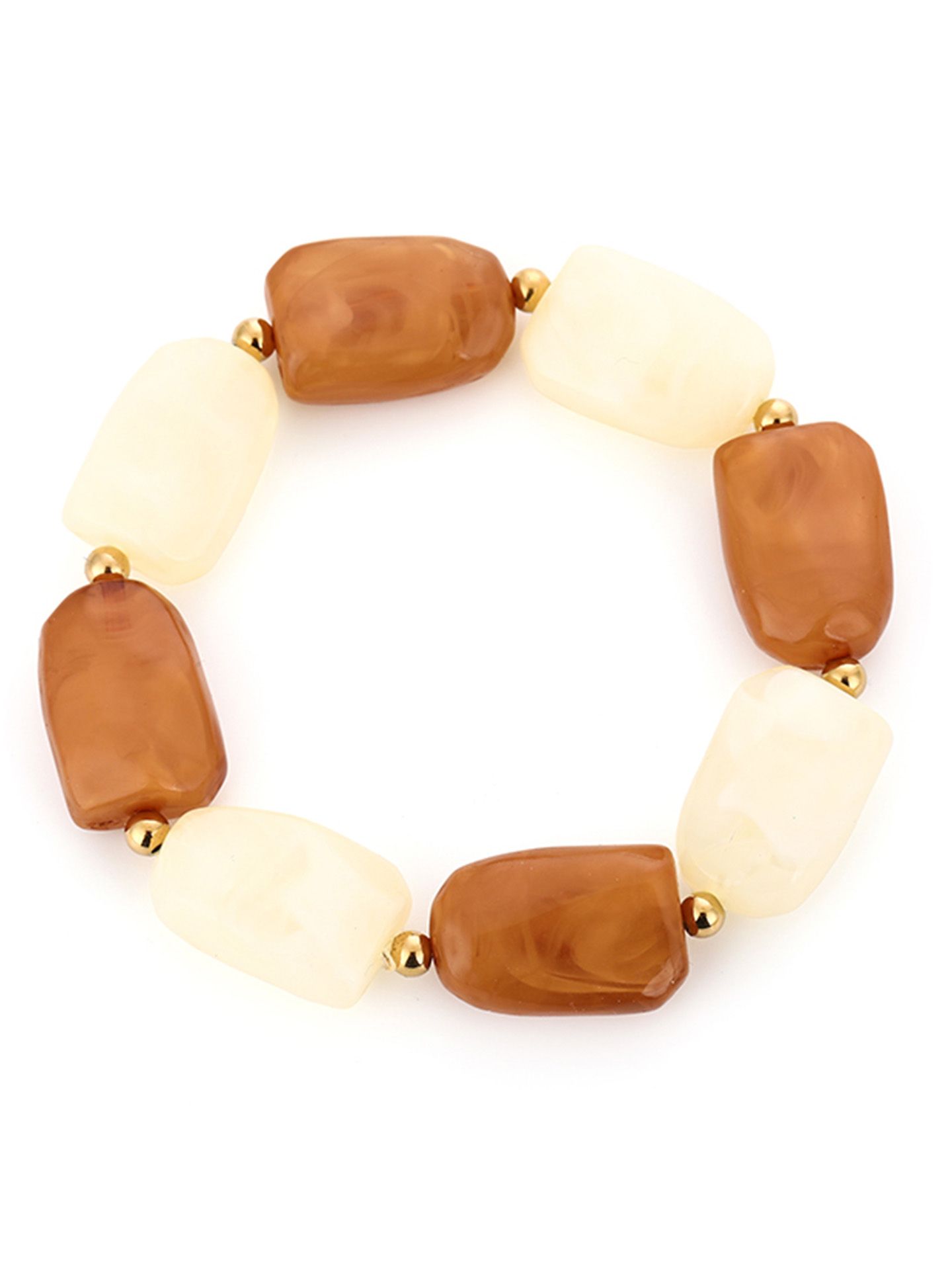 Schijvens mode Armband Nelli Taupe 00083956-5500