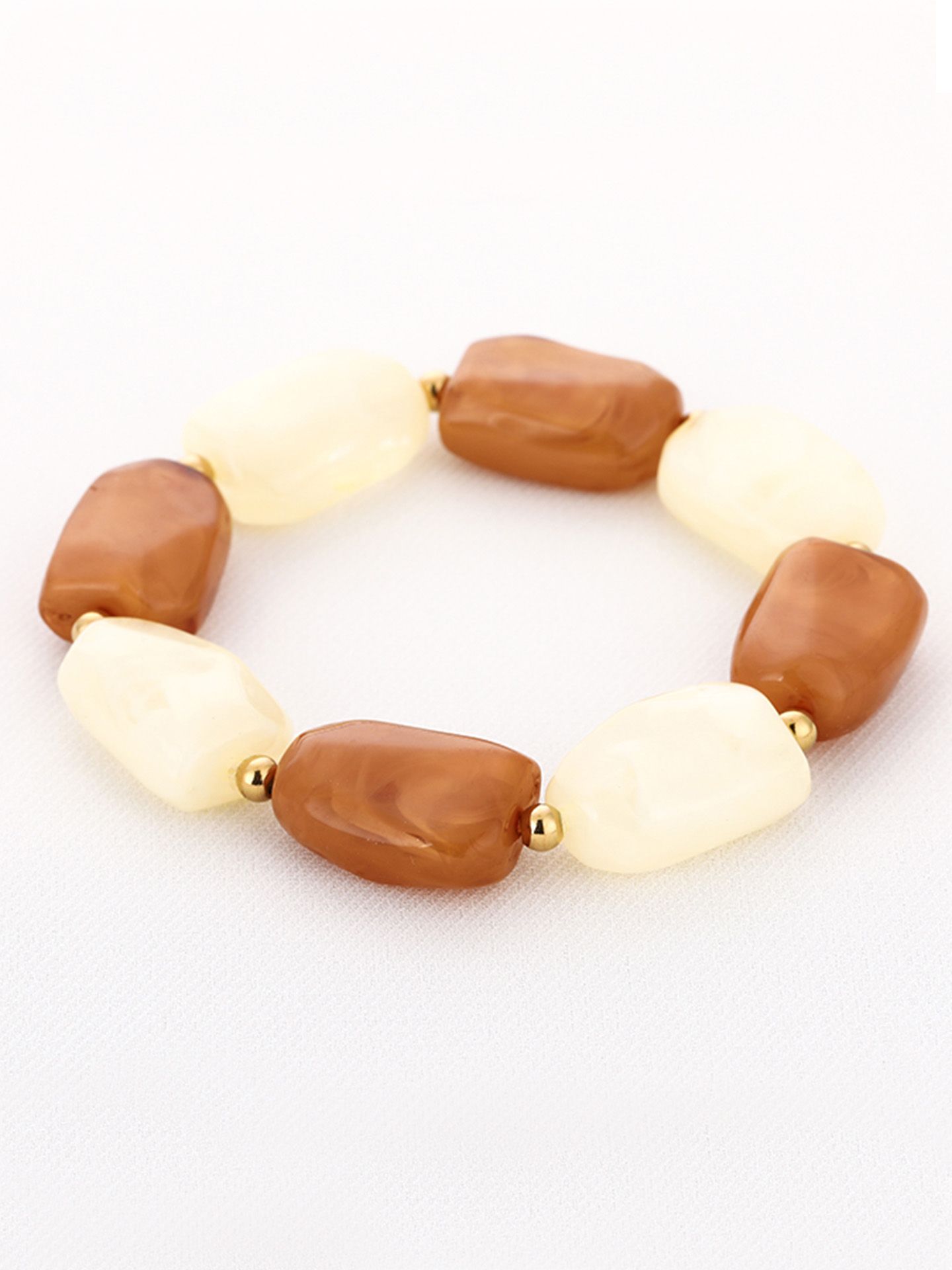 Schijvens mode Armband Nelli Taupe 00083956-5500