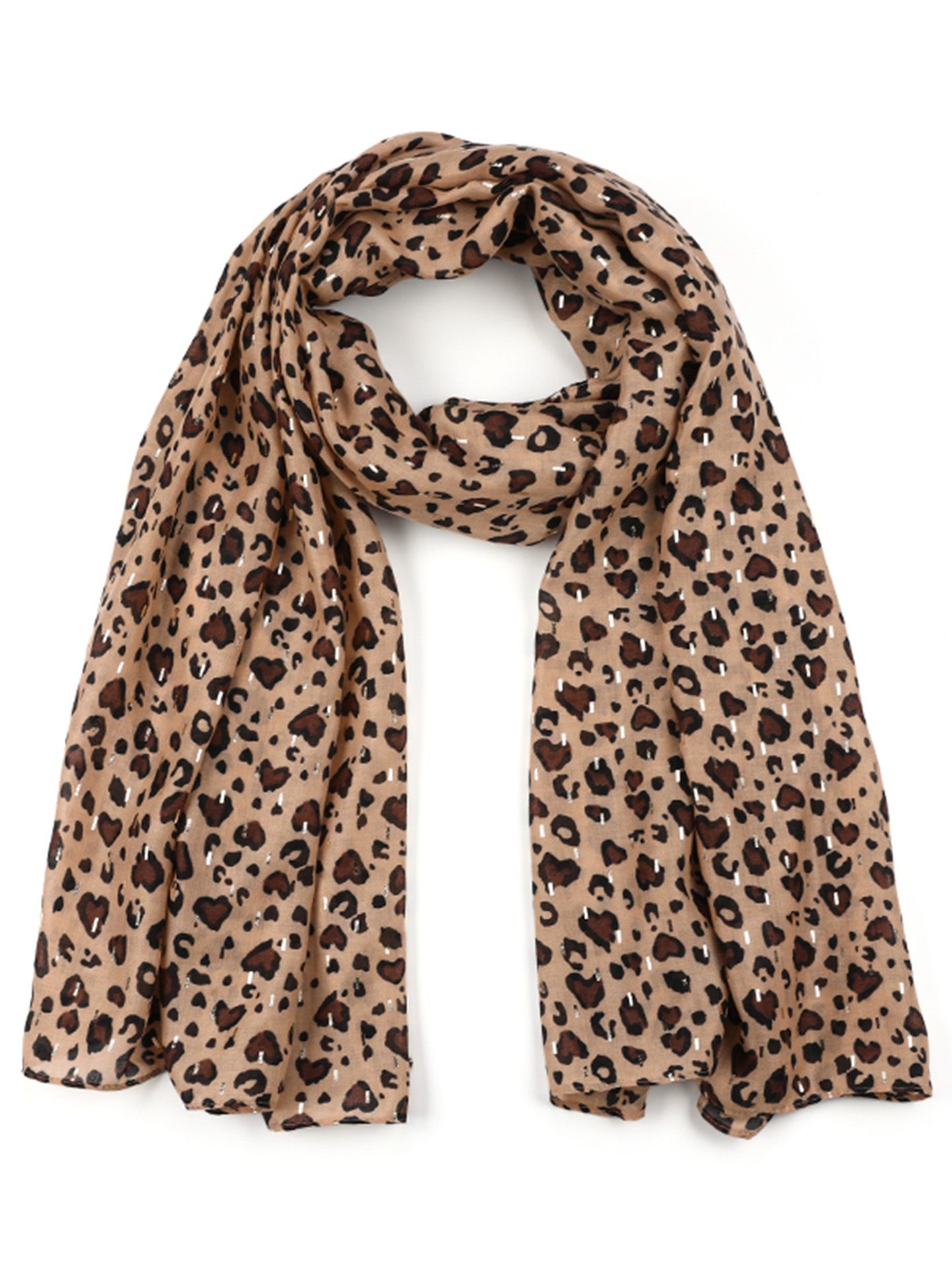 Schijvens mode Sjaal Fenna Camel 00083970-5300